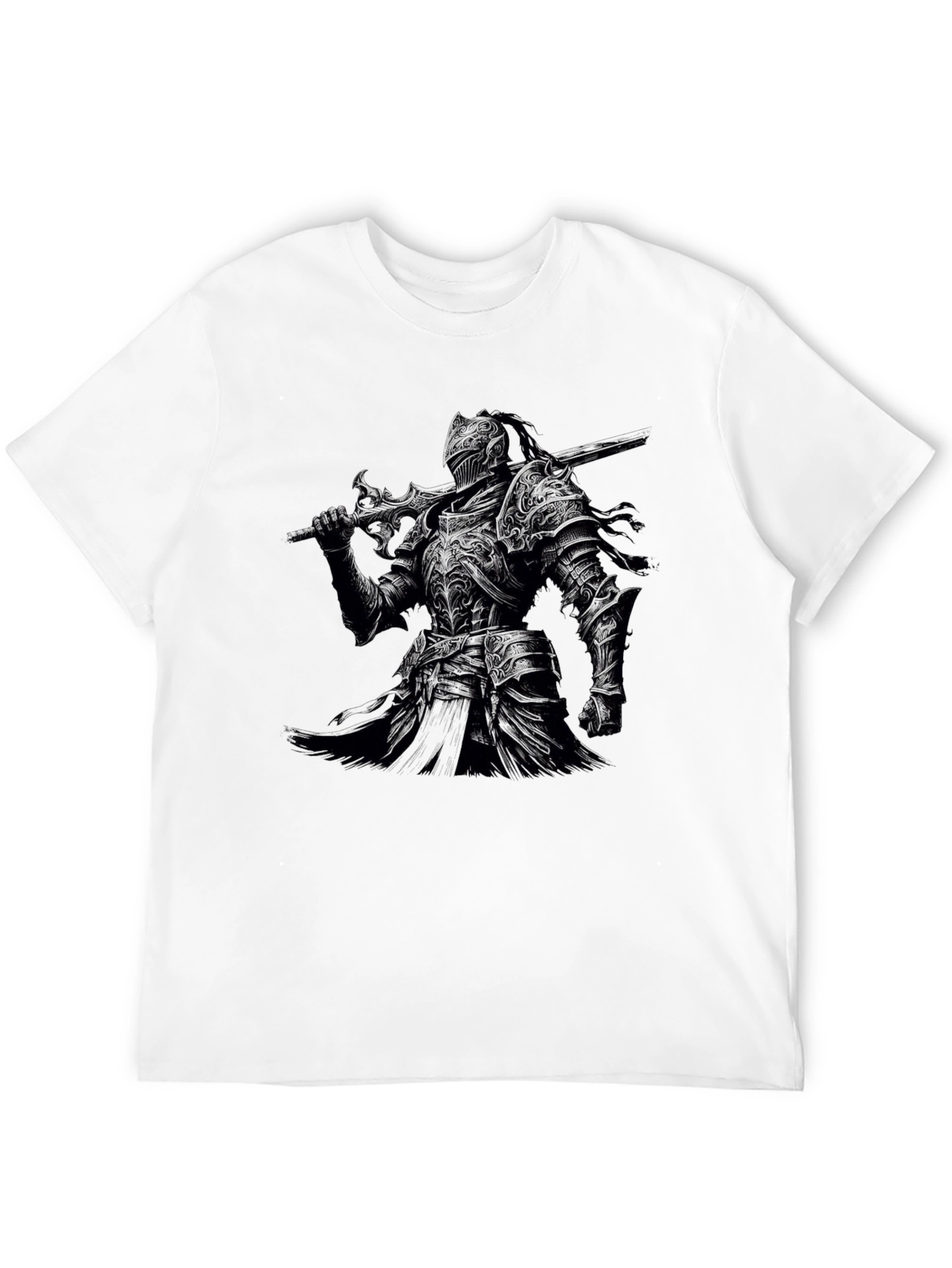 Dark Knight Graphic Print Black T-Shirt