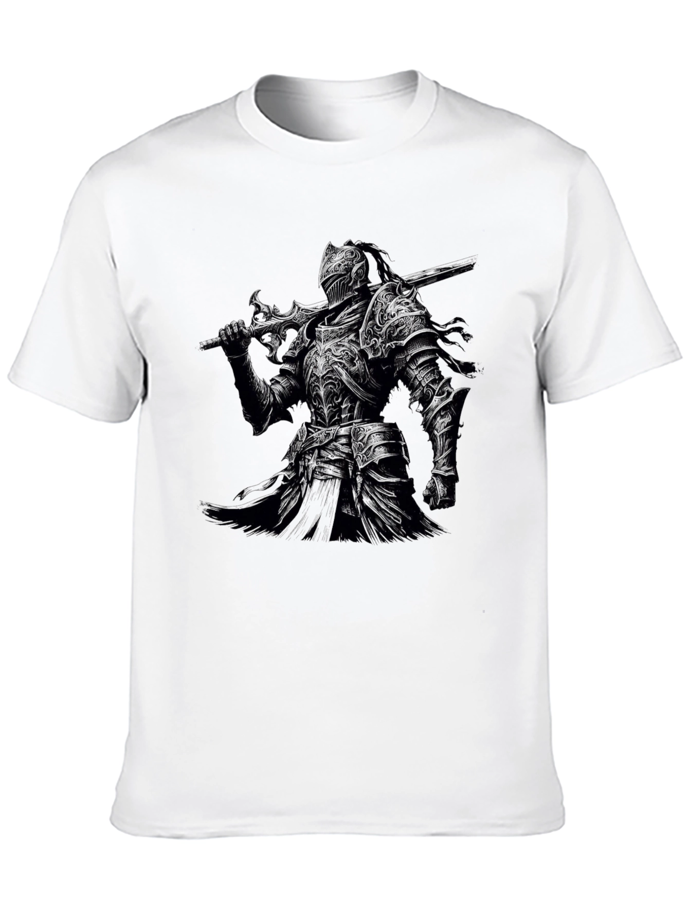 Dark Knight Graphic Print Black T-Shirt