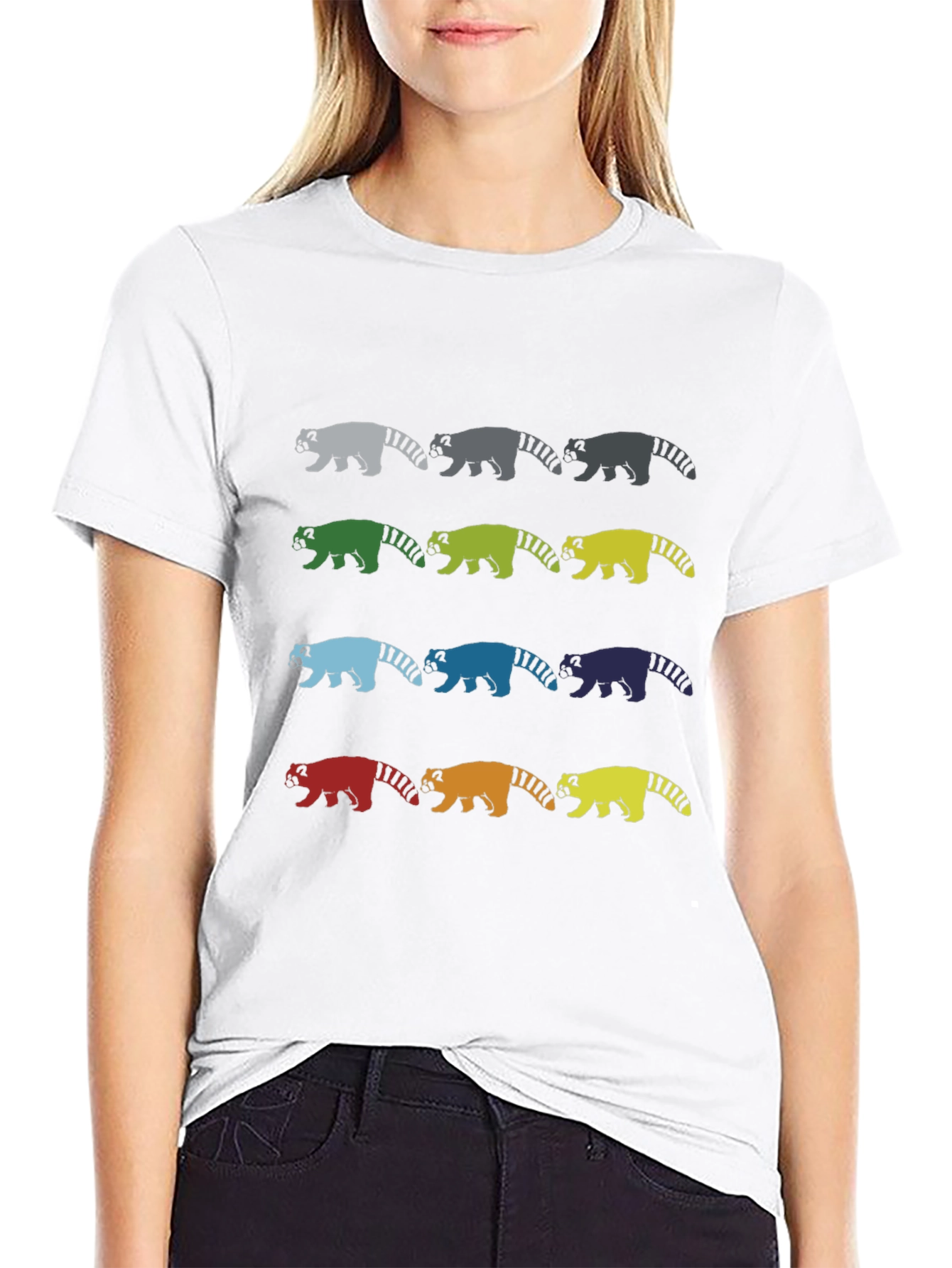Colorful Red Panda T-Shirt