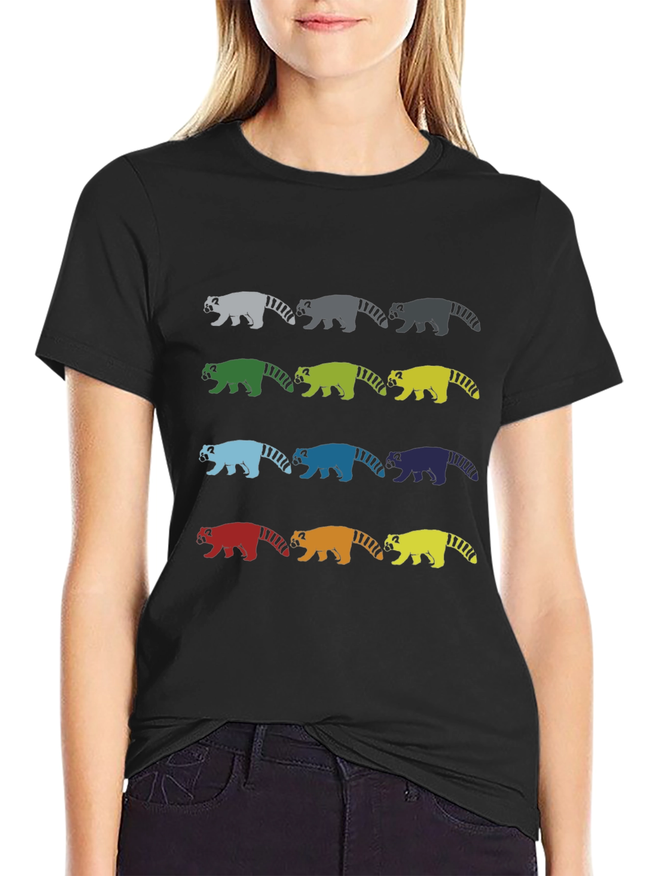 Colorful Red Panda T-Shirt