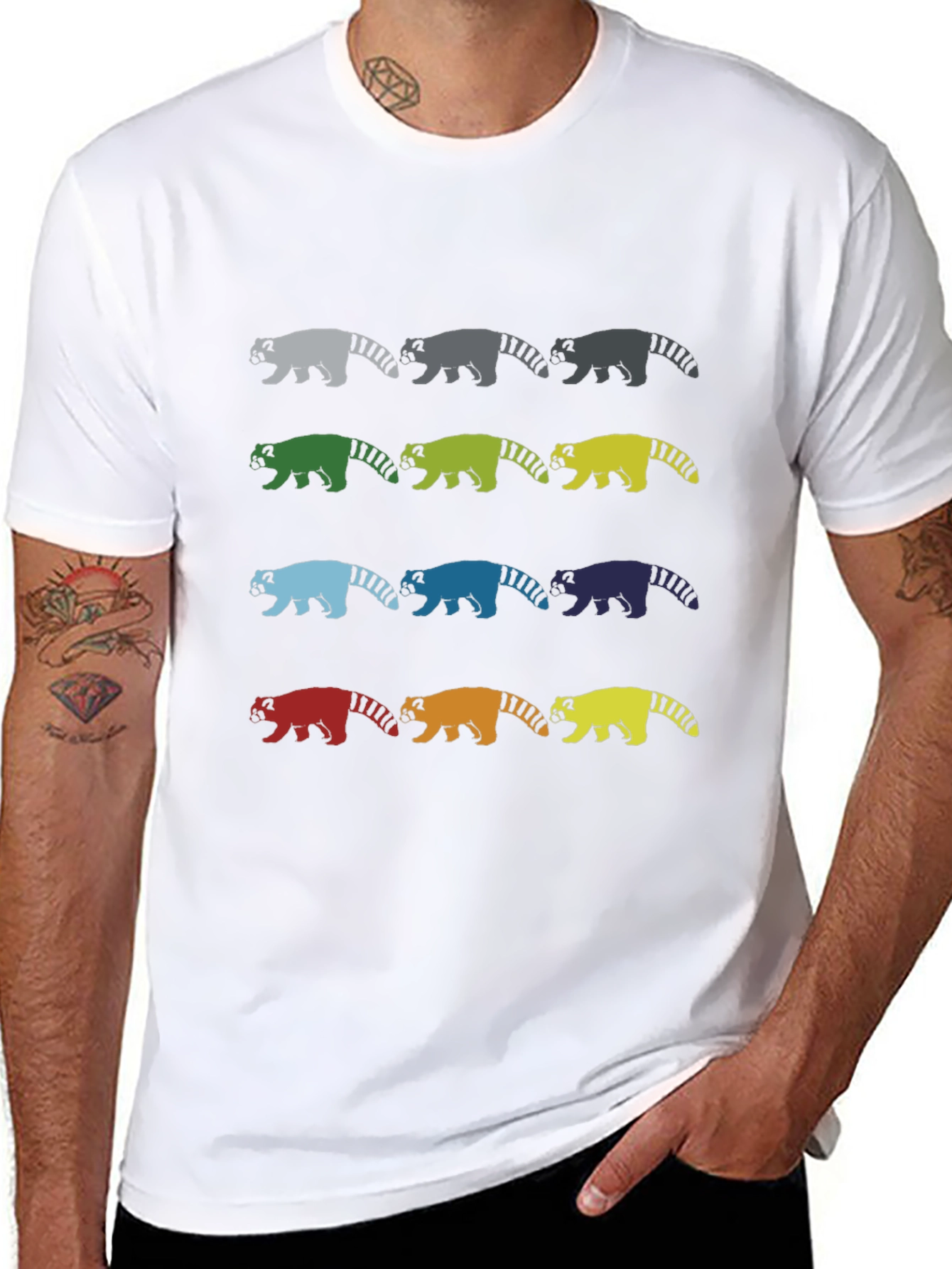 Colorful Red Panda T-Shirt