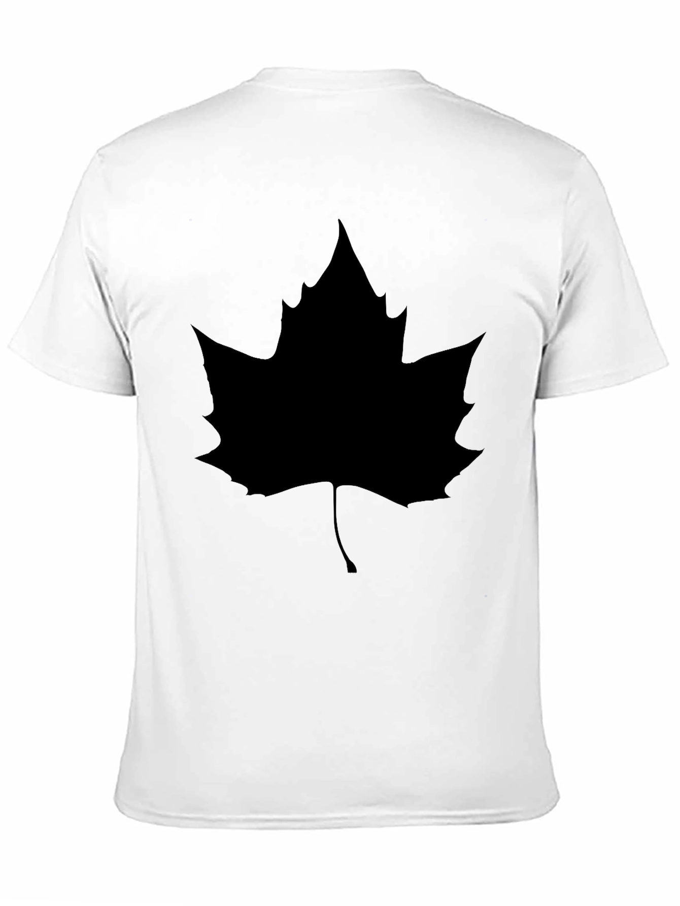 Maple Leaf Graphic Black T-Shirt