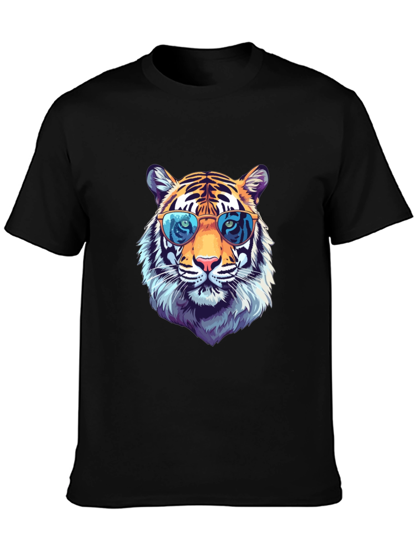 Cool Tiger Graphic Tee - Stylish Animal Print T-Shirt