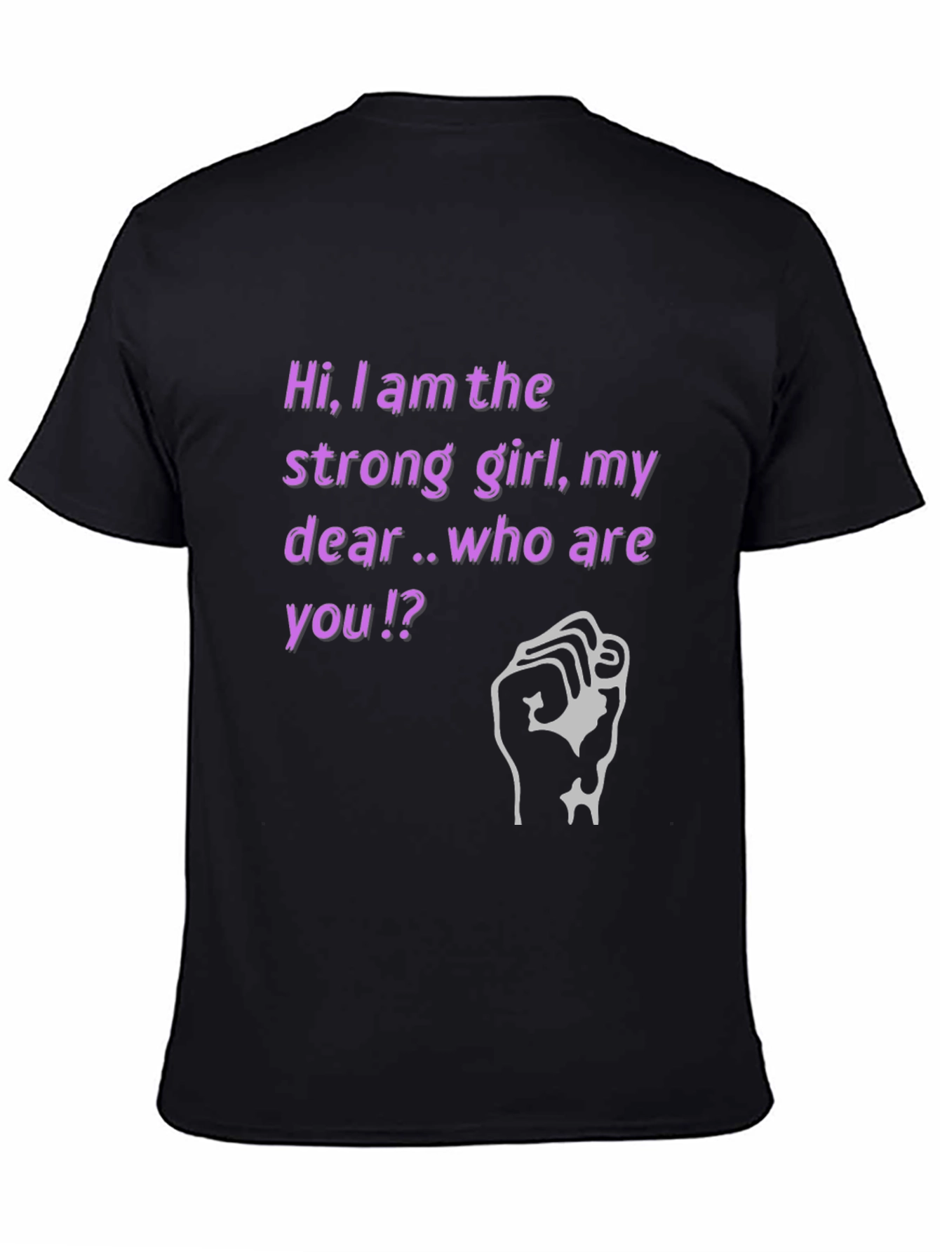 Strong Girl Graphic Tee - Empowering Womens T-Shirt