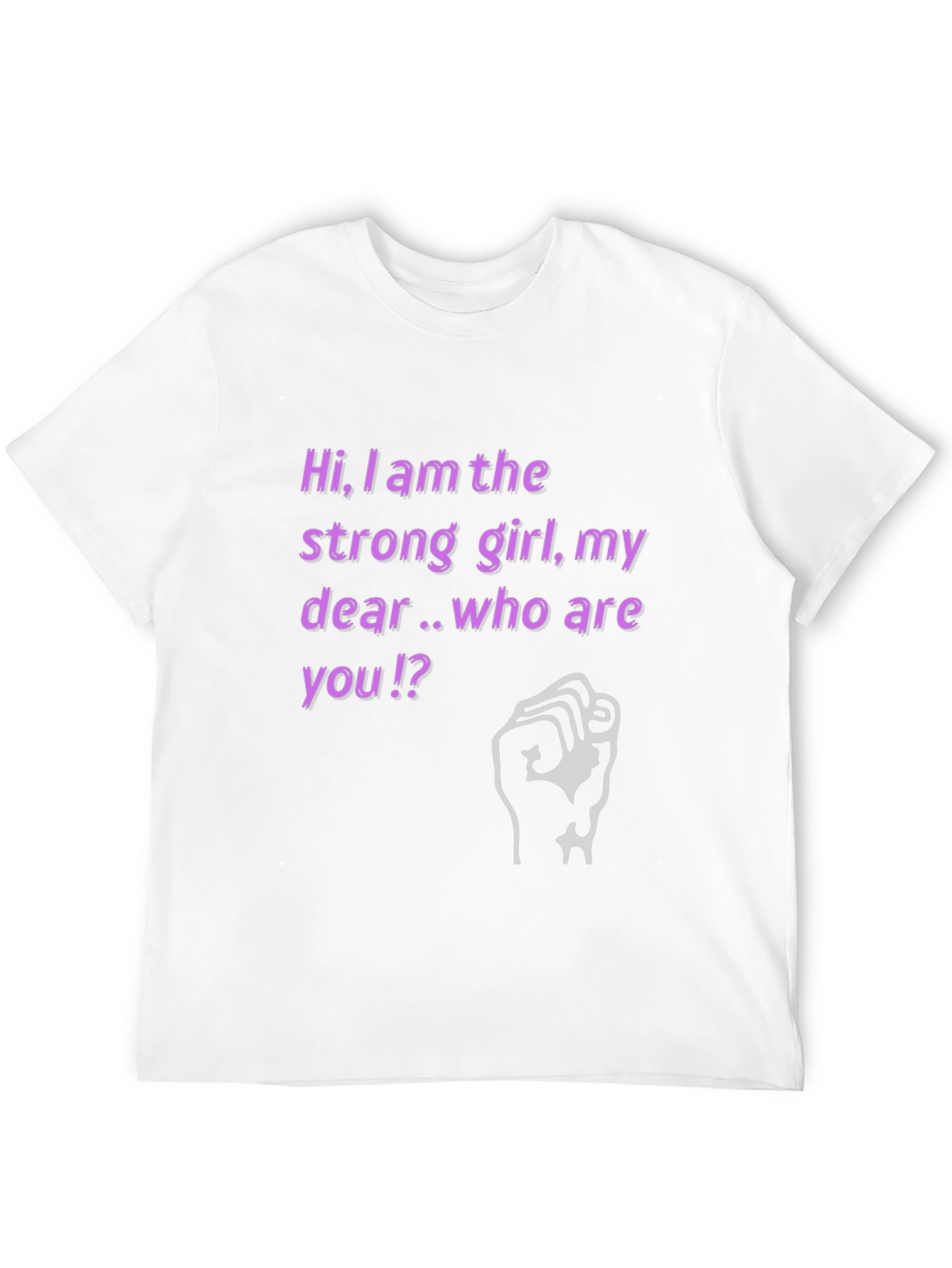 Strong Girl Graphic Tee - Empowering Womens T-Shirt