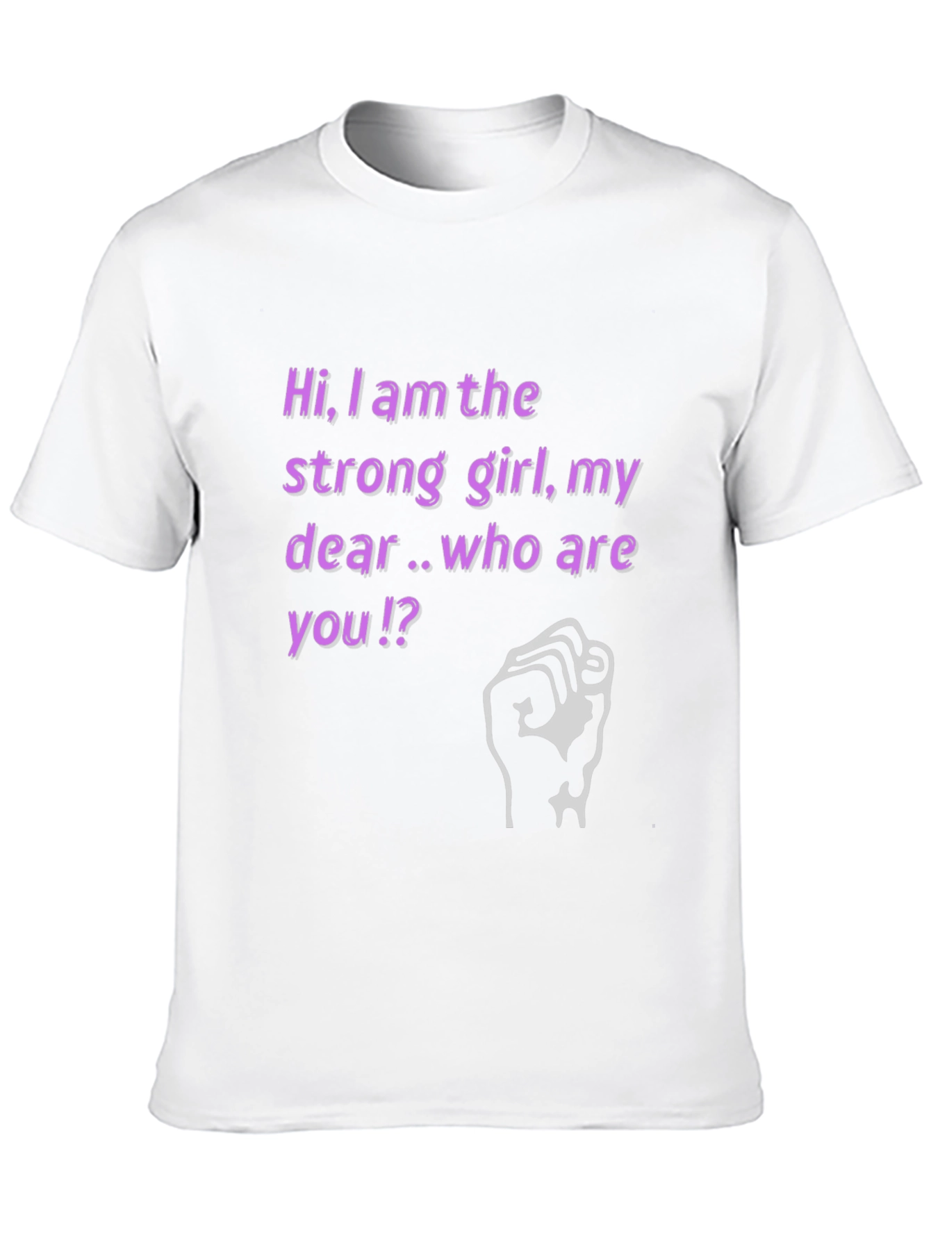 Strong Girl Graphic Tee - Empowering Womens T-Shirt