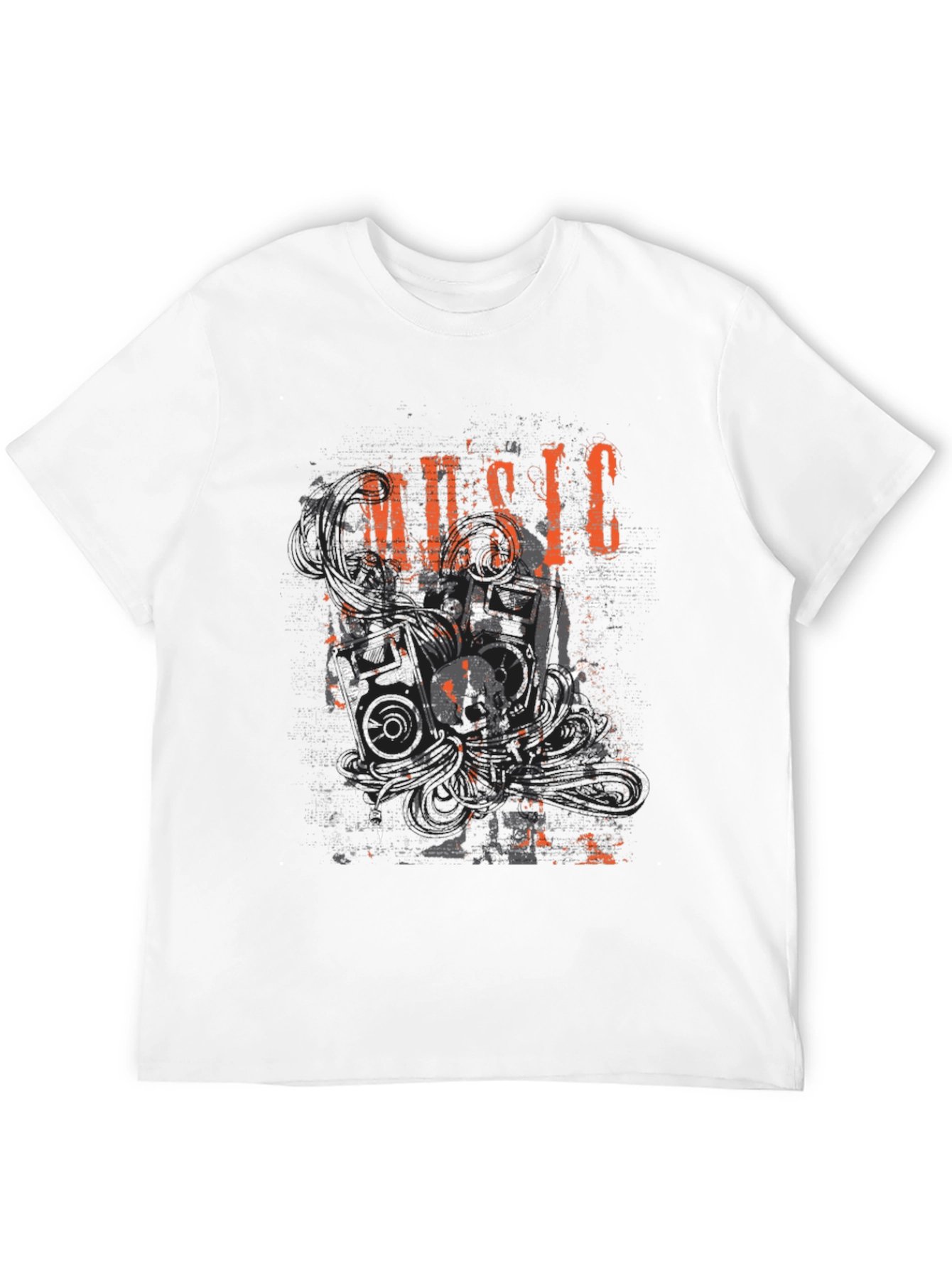 Music Graphic Black T-Shirt
