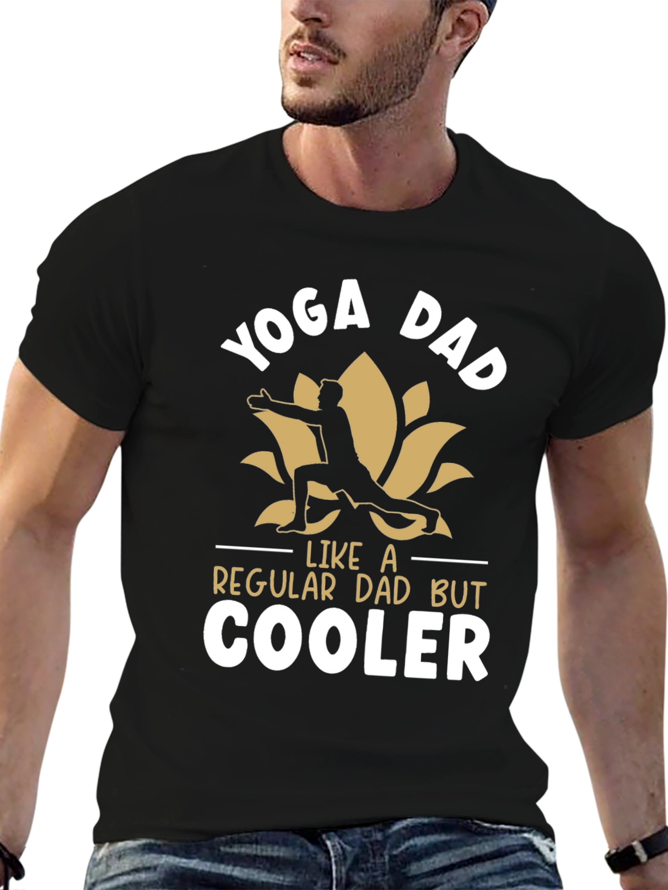 Yoga Dad T-Shirt: Cool Fathers Day Gift