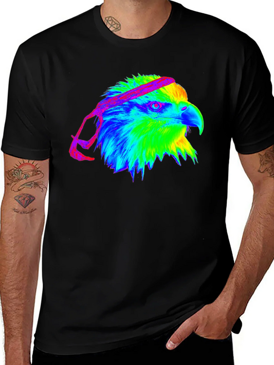 Eagle Head Graphic Tee - Black T-Shirt