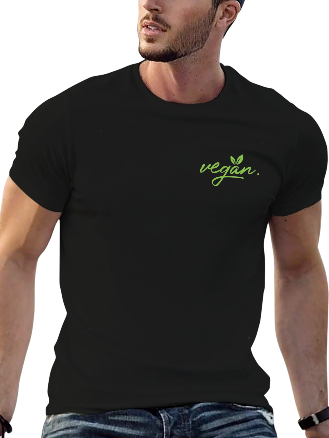 Vegan Script T-Shirt - Unisex Soft Cotton Tee