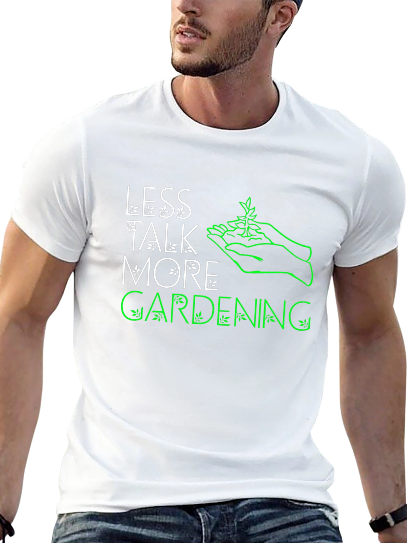 Less Talk More Gardening Graphic Tee