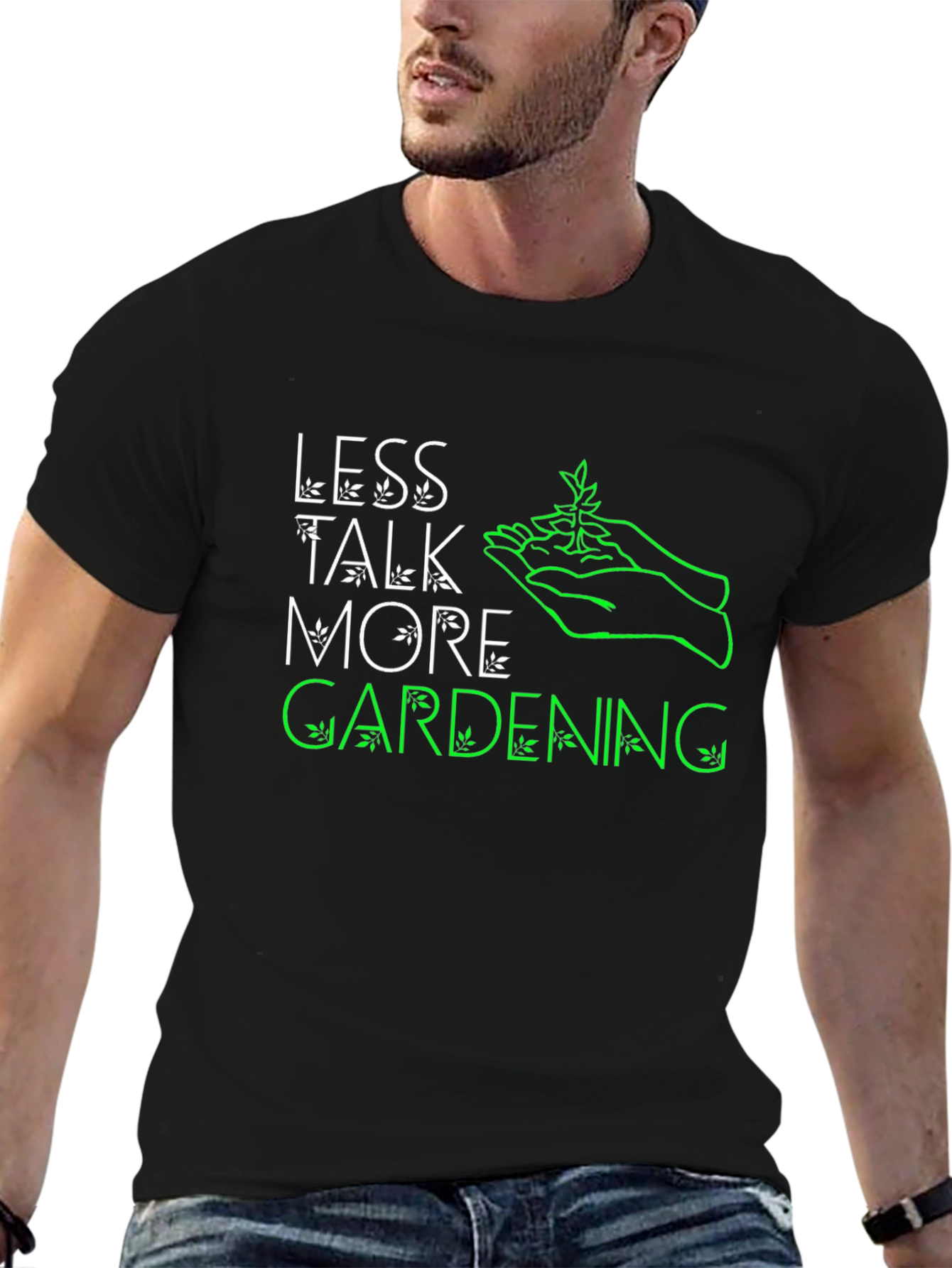 Less Talk More Gardening Graphic Tee
