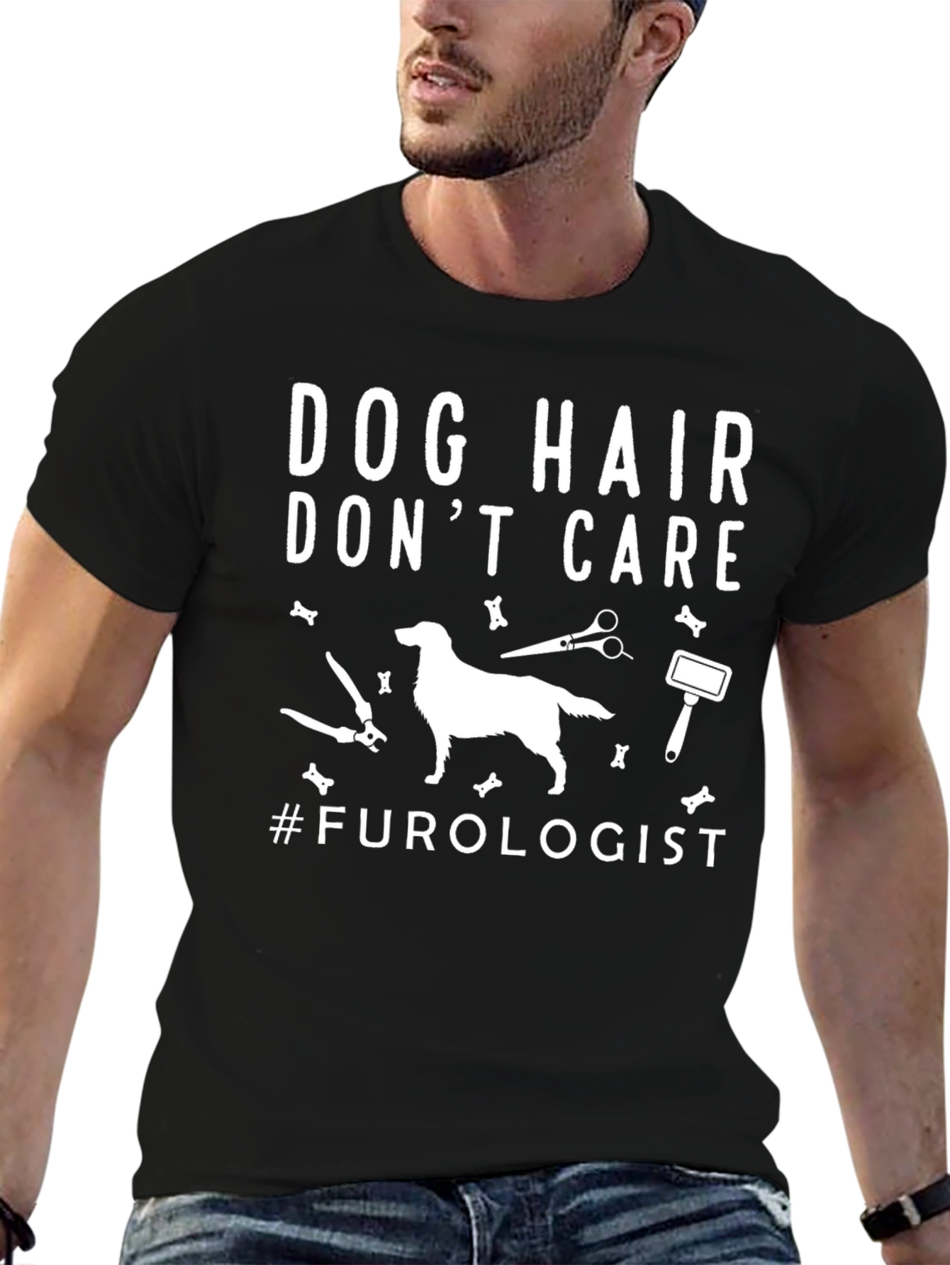 Dog Hair Dont Care T-Shirt - Furry Friend Lover