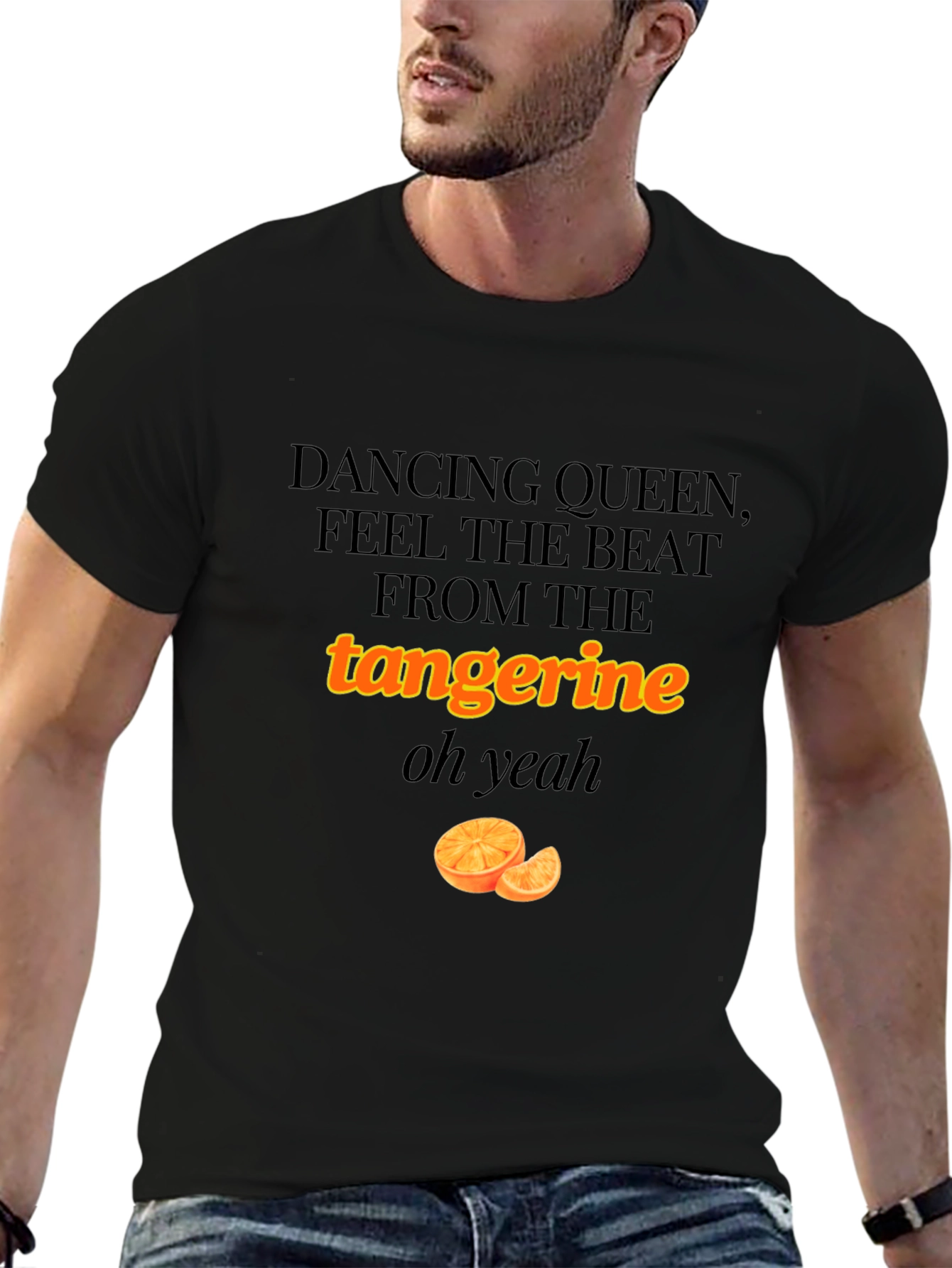 Dancing Queen Tangerine Graphic T-Shirt