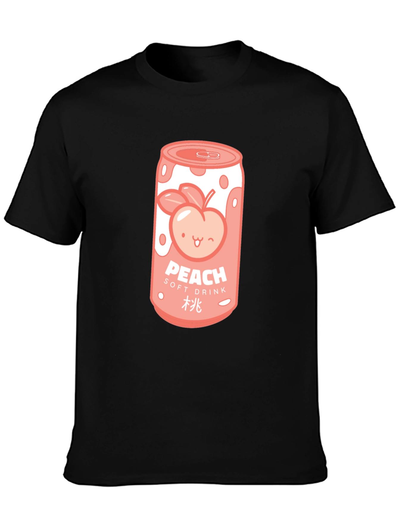 Peach Soft Drink Graphic T-Shirt