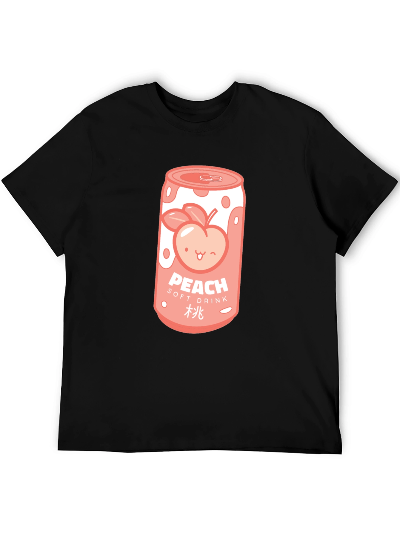 Peach Soft Drink Graphic T-Shirt