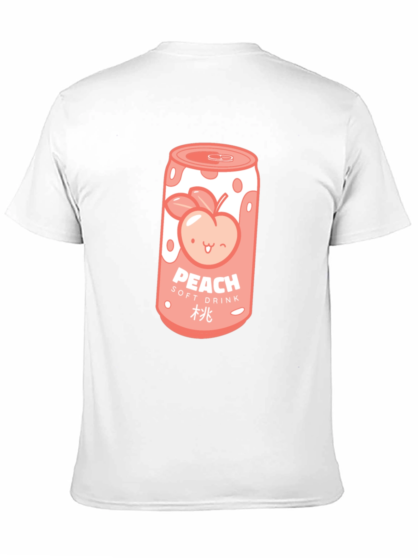 Peach Soft Drink Graphic T-Shirt
