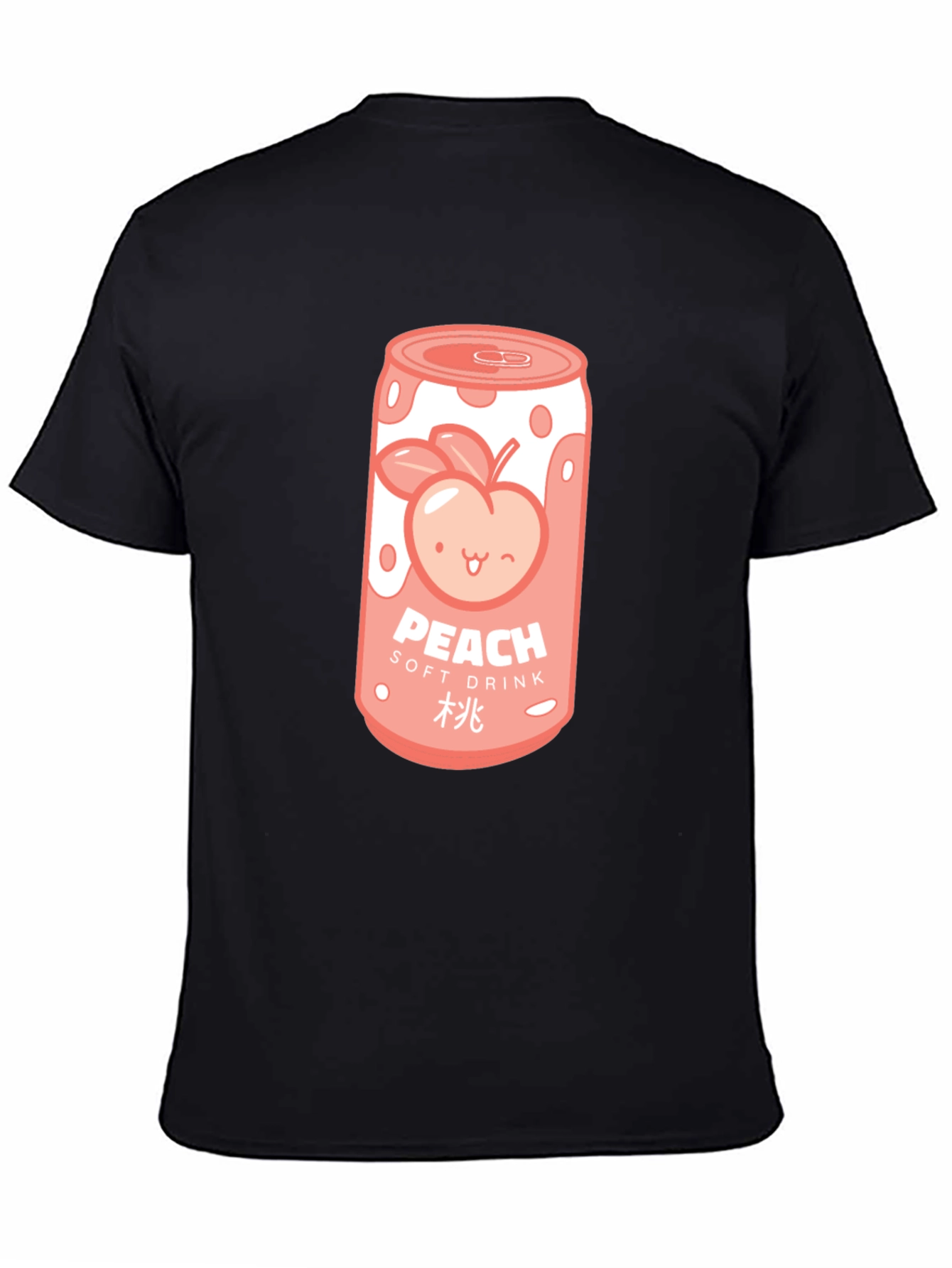 Peach Soft Drink Graphic T-Shirt