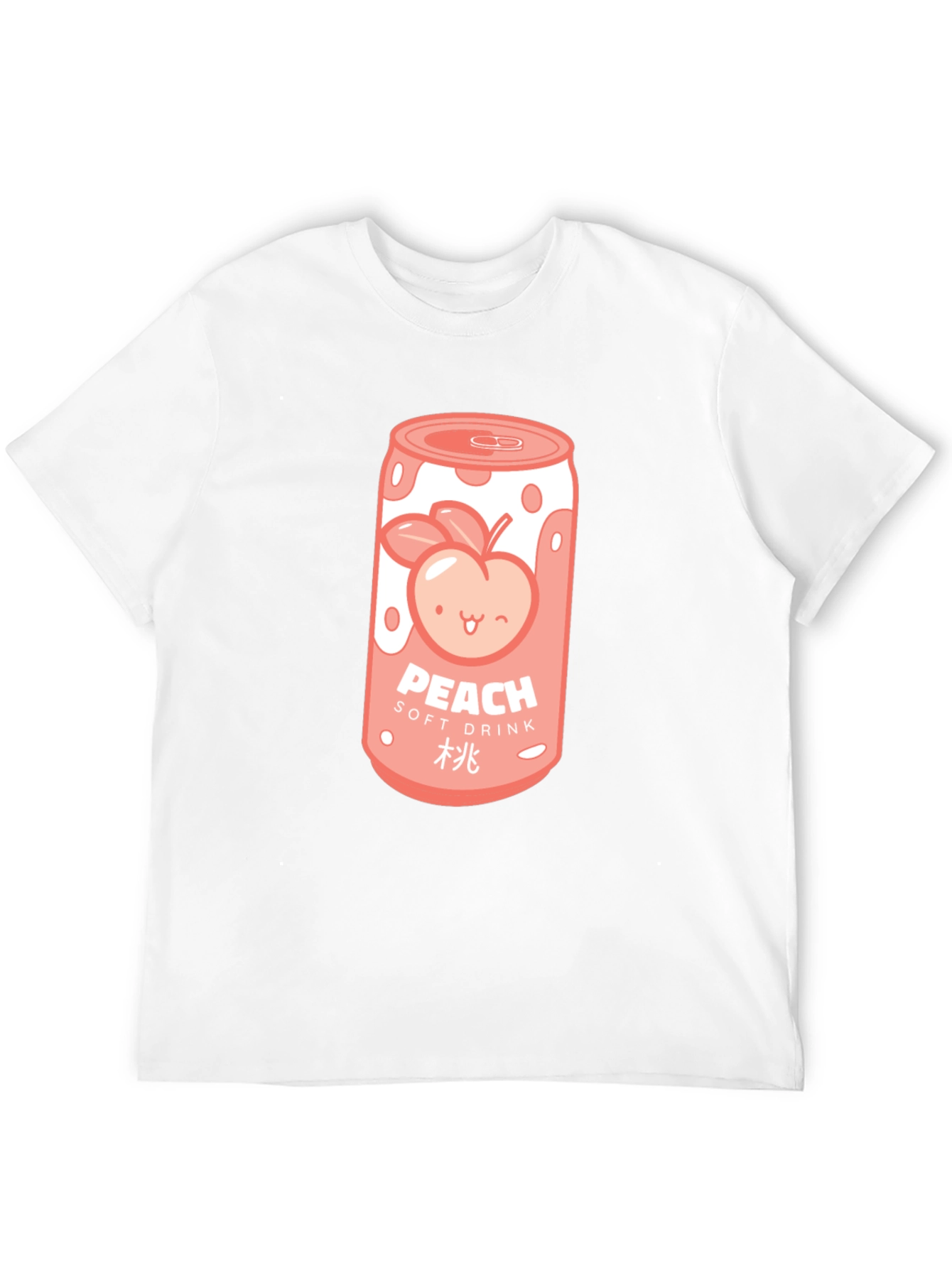 Peach Soft Drink Graphic T-Shirt