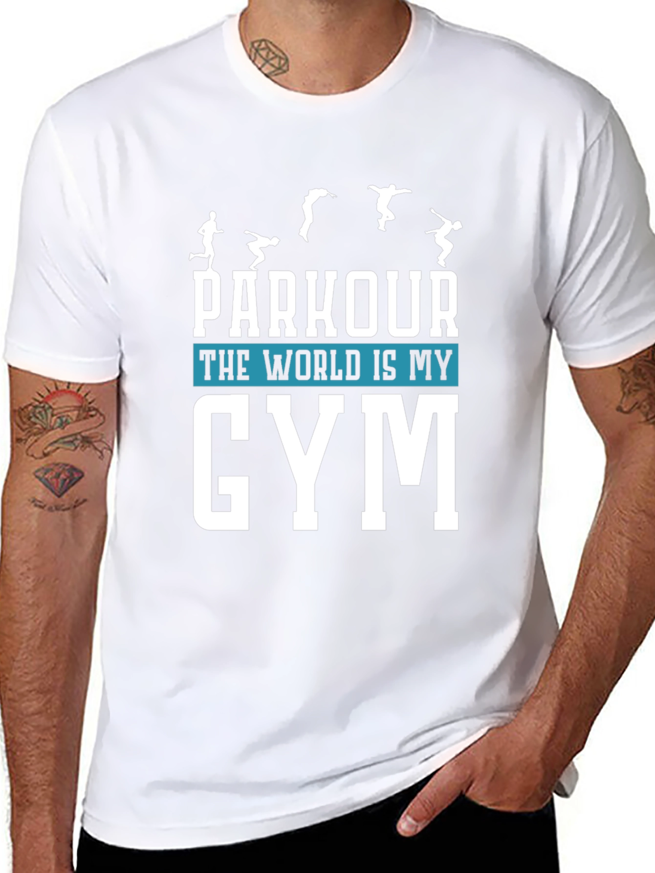 Parkour The World is My Gym Graphic T-Shirt