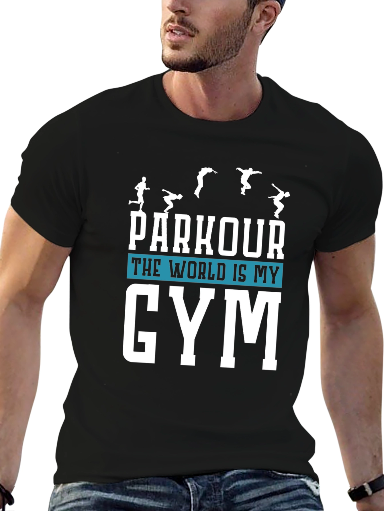 Parkour The World is My Gym Graphic T-Shirt