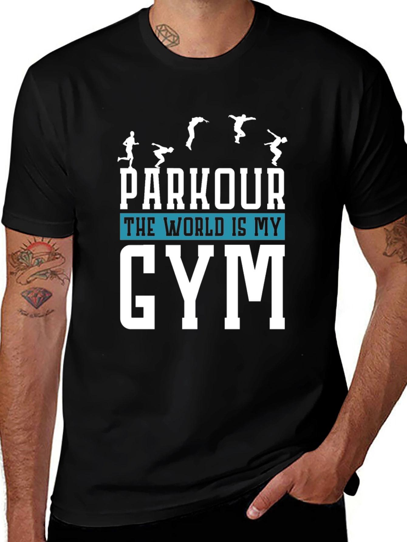 Parkour The World is My Gym Graphic T-Shirt