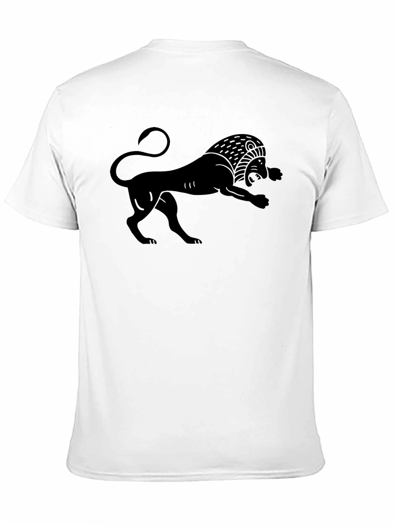 Black Lion Graphic Tee - Classic Style