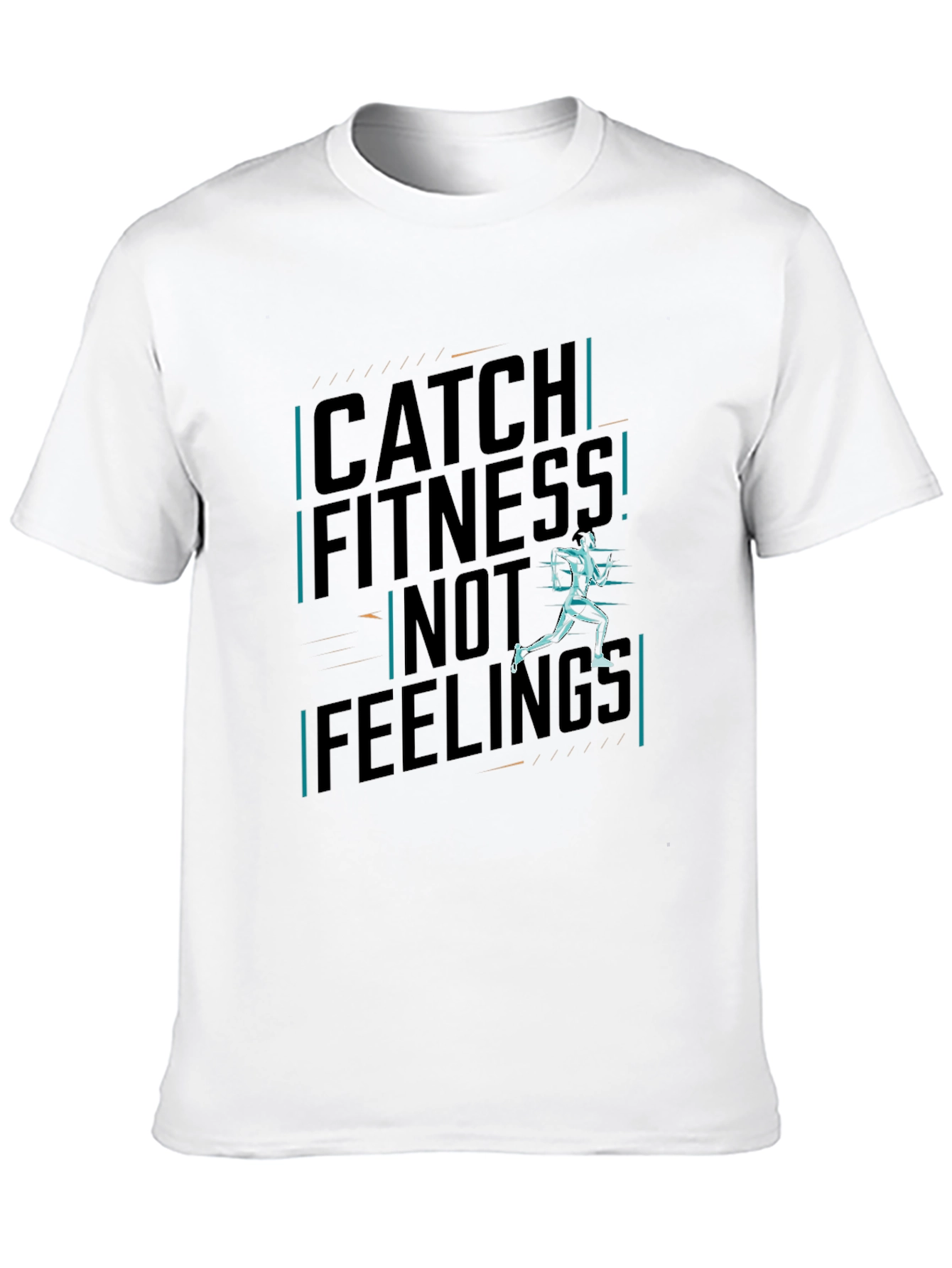 Catch Fitness Graphic Tee - Black Cotton Shirt