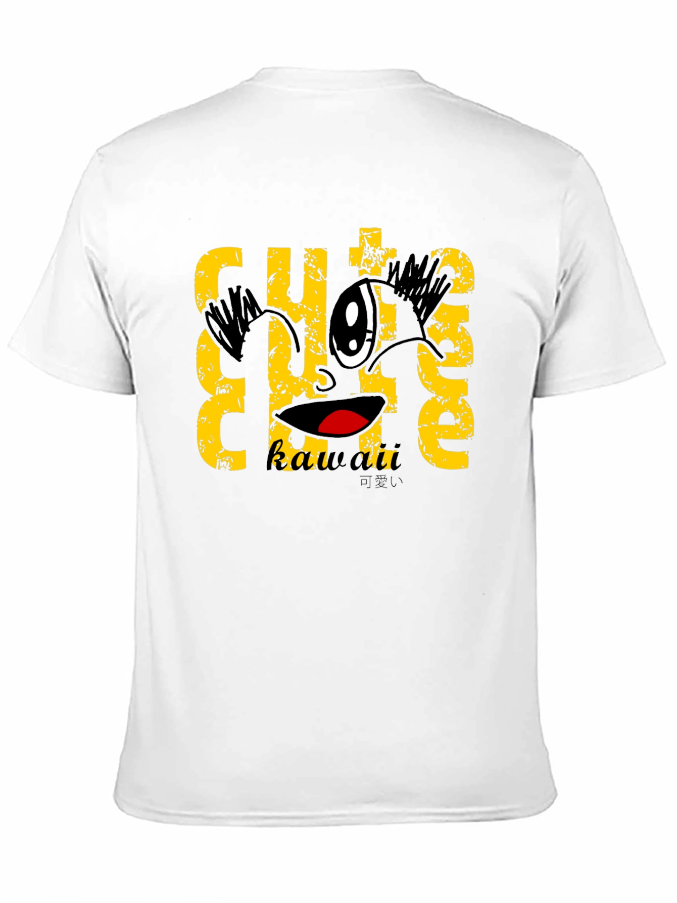 Cute Kawaii Black T-Shirt