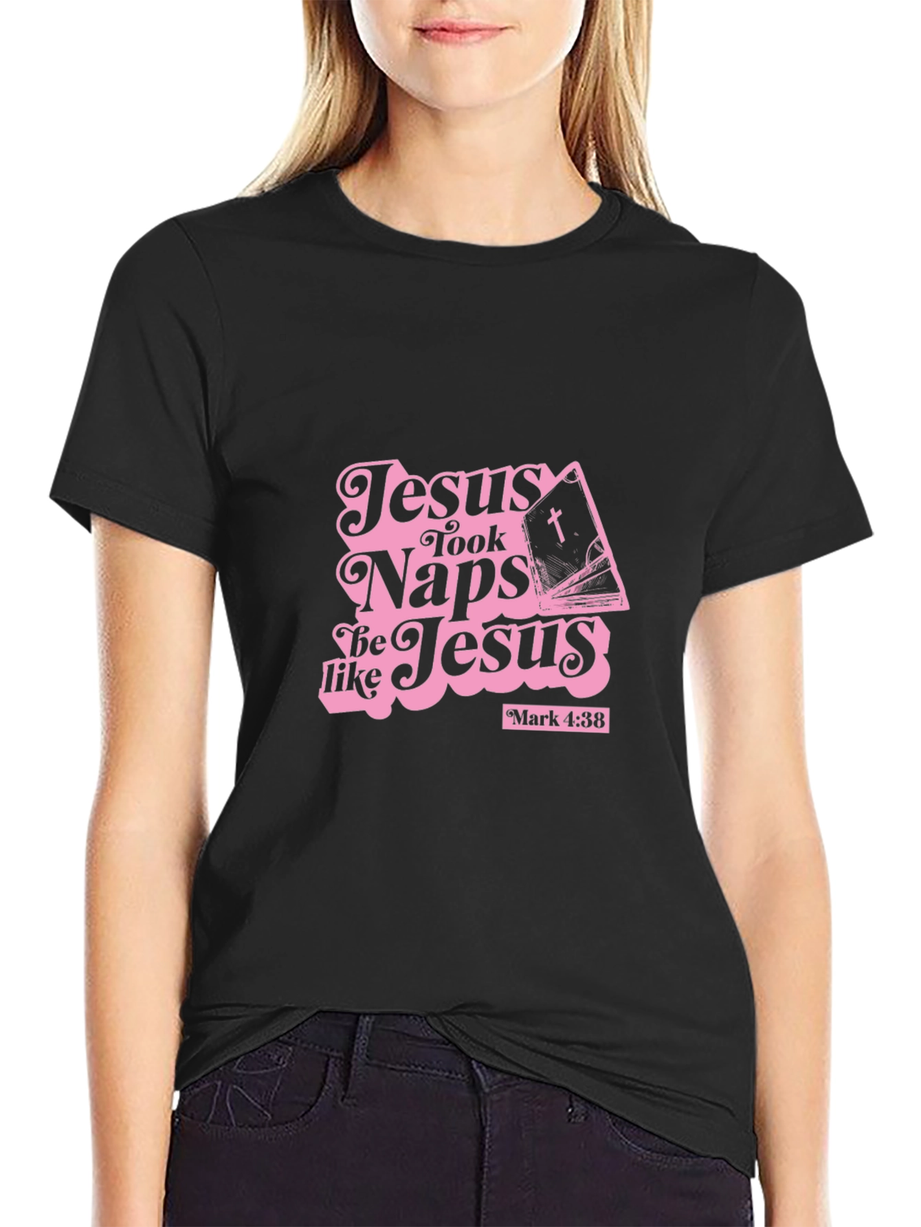 Jesus Took Naps T-Shirt - Soft Cotton Blend