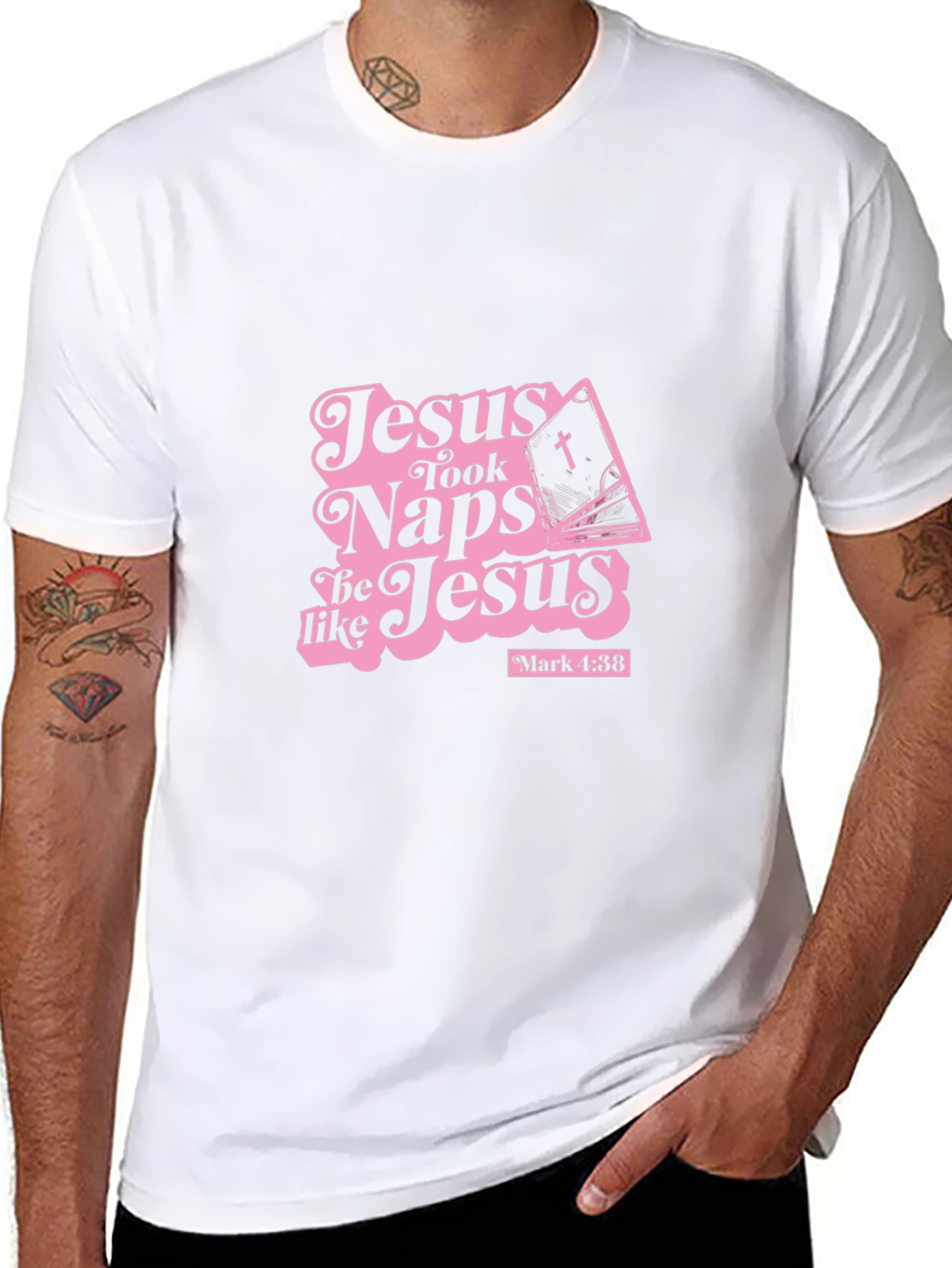Jesus Took Naps T-Shirt - Soft Cotton Blend