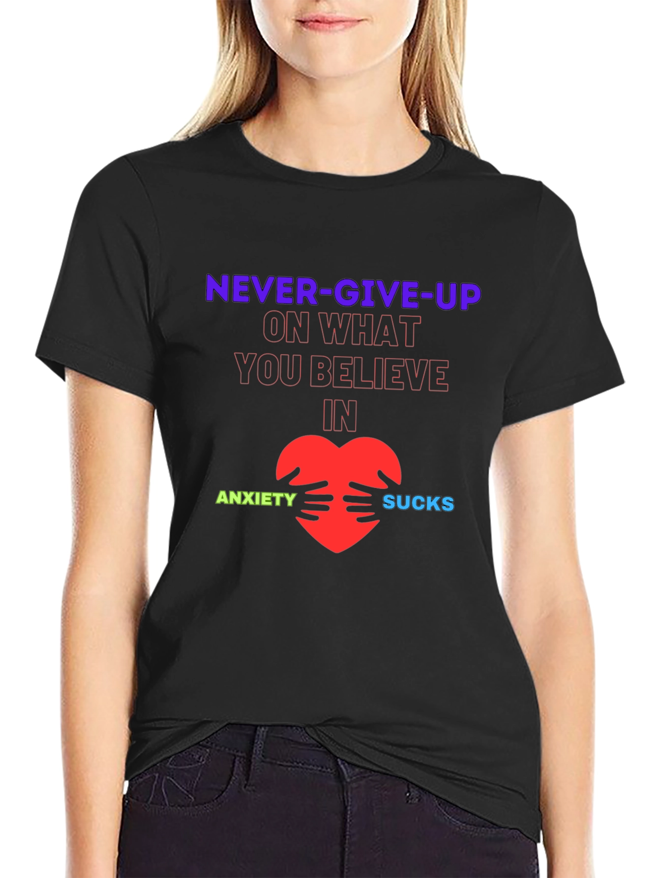 Anxiety Sucks Graphic T-Shirt