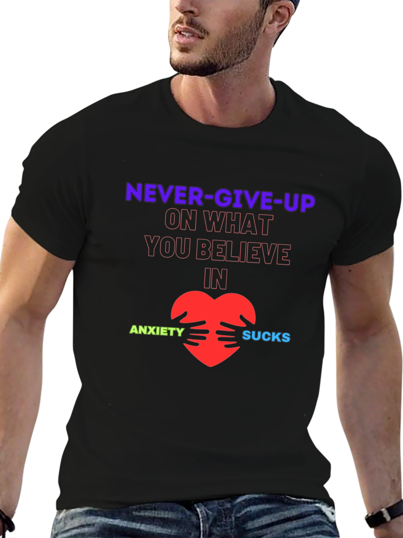 Anxiety Sucks Graphic T-Shirt