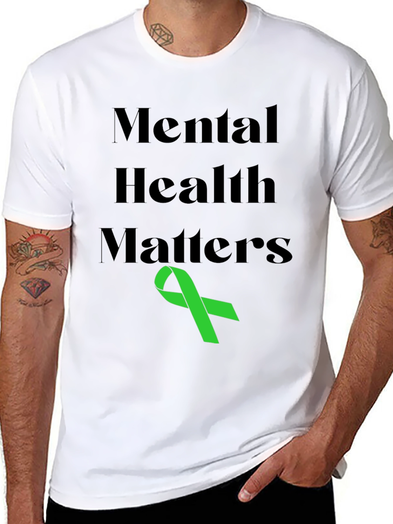 Mental Health Matters T-Shirt - Awareness Ribbon