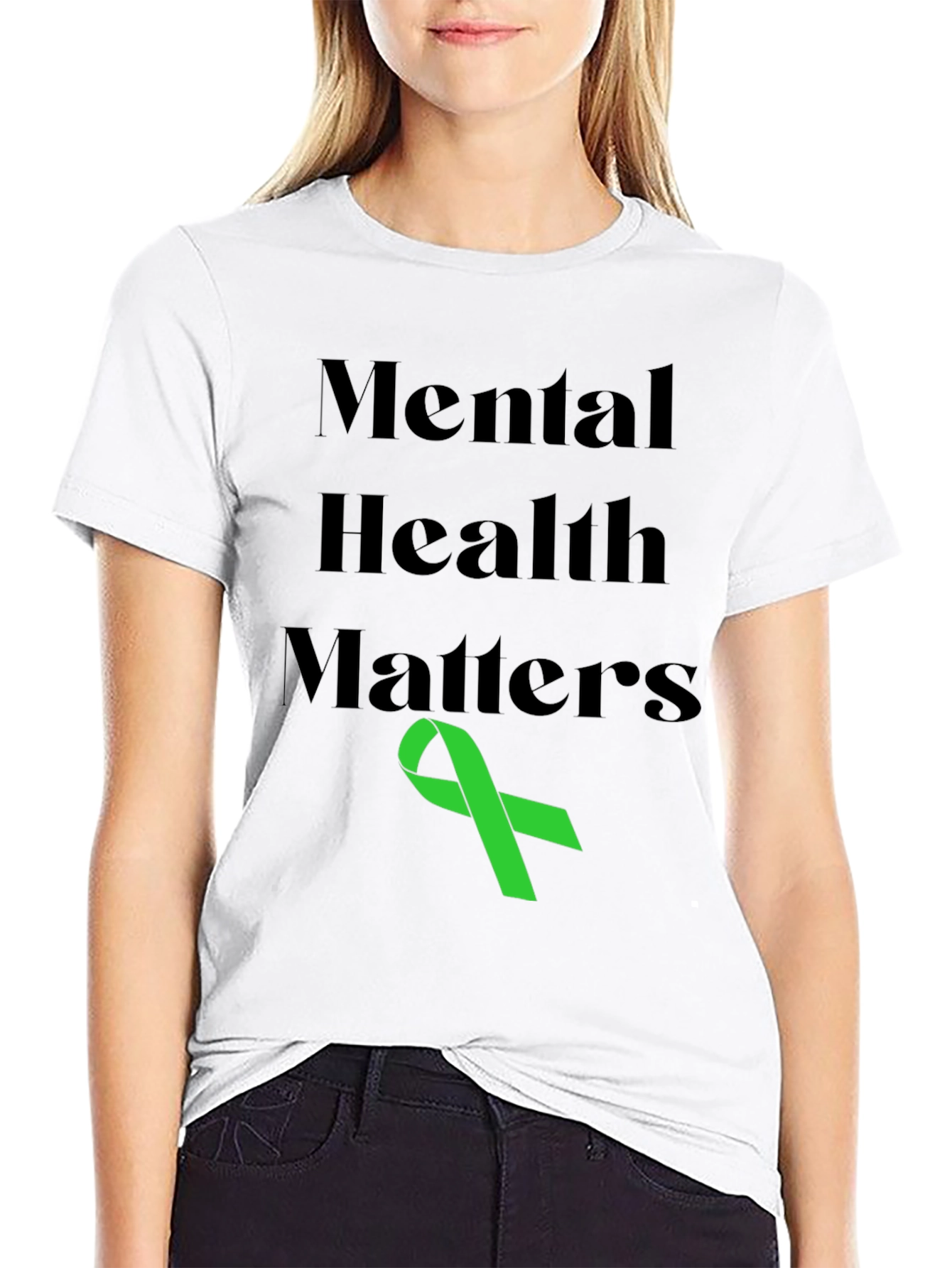 Mental Health Matters T-Shirt - Awareness Ribbon