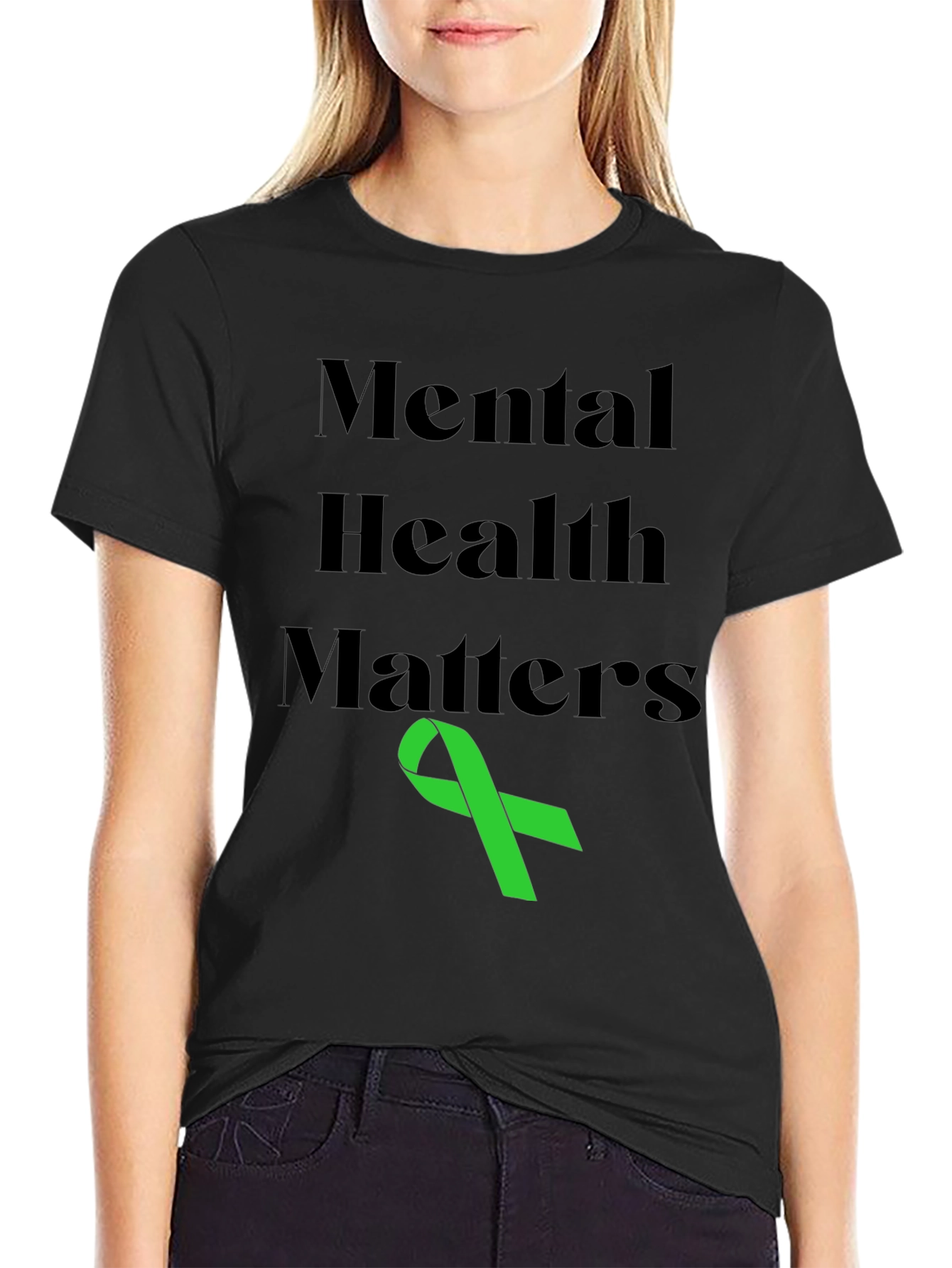 Mental Health Matters T-Shirt - Awareness Ribbon