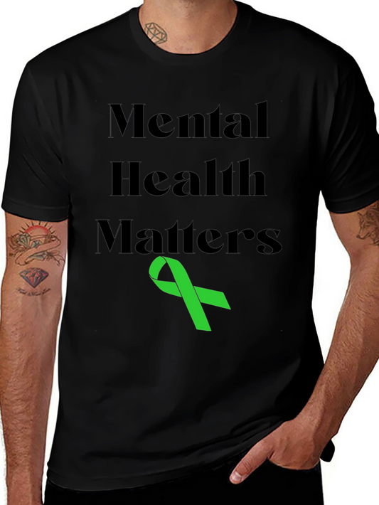 Mental Health Matters T-Shirt - Awareness Ribbon