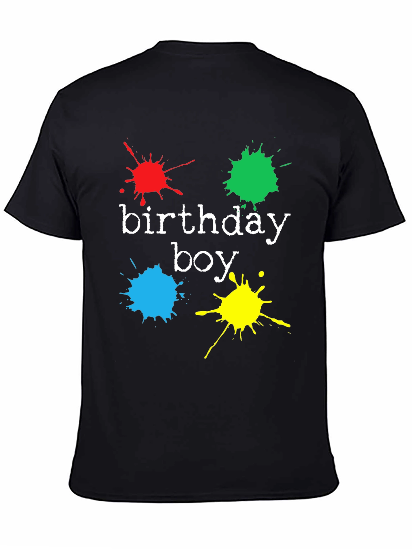 Birthday Boy Splash T-Shirt - Fun Party Tee