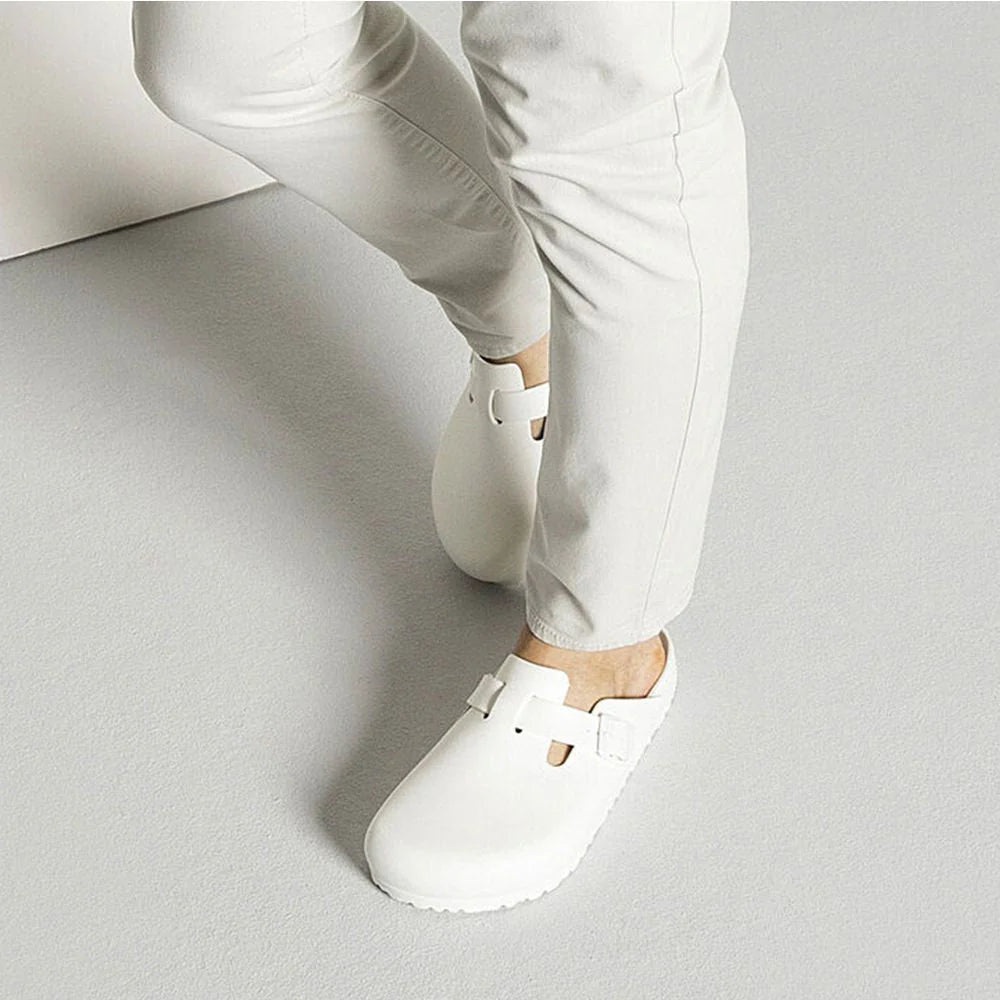 Birkenstock Men's Boston EVA in White