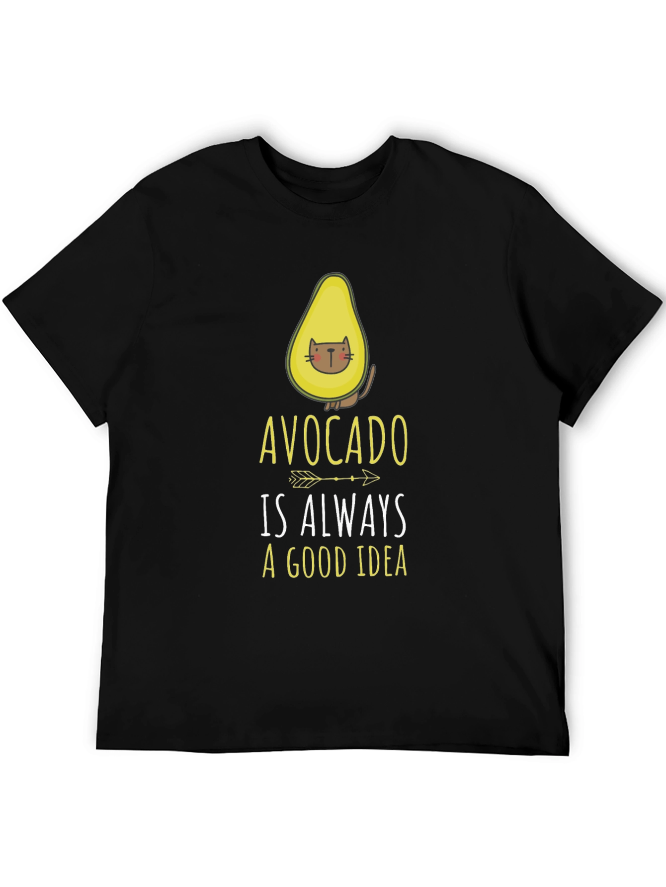 Avocado Cat T-Shirt - Always a Good Idea!