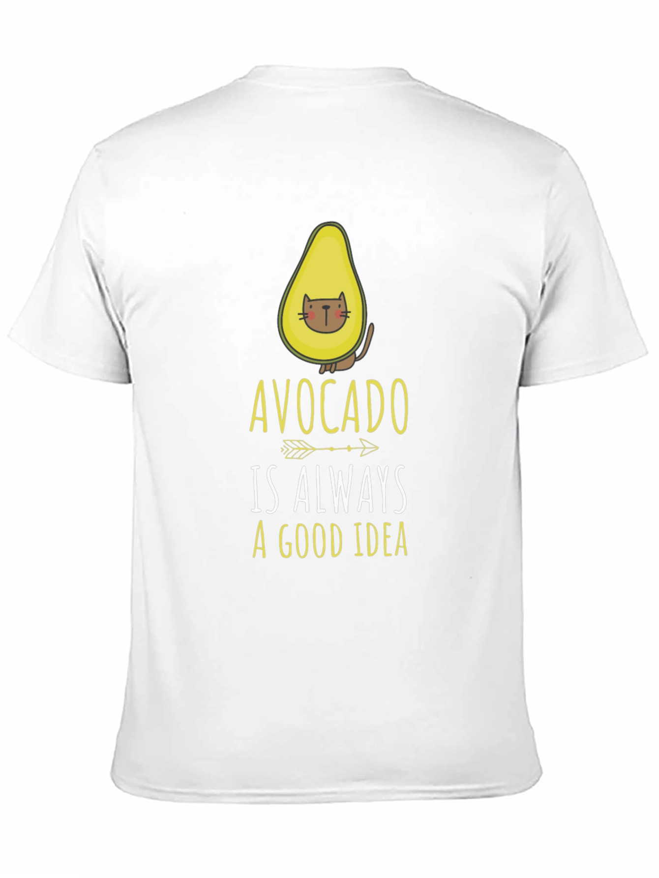 Avocado Cat T-Shirt - Always a Good Idea!