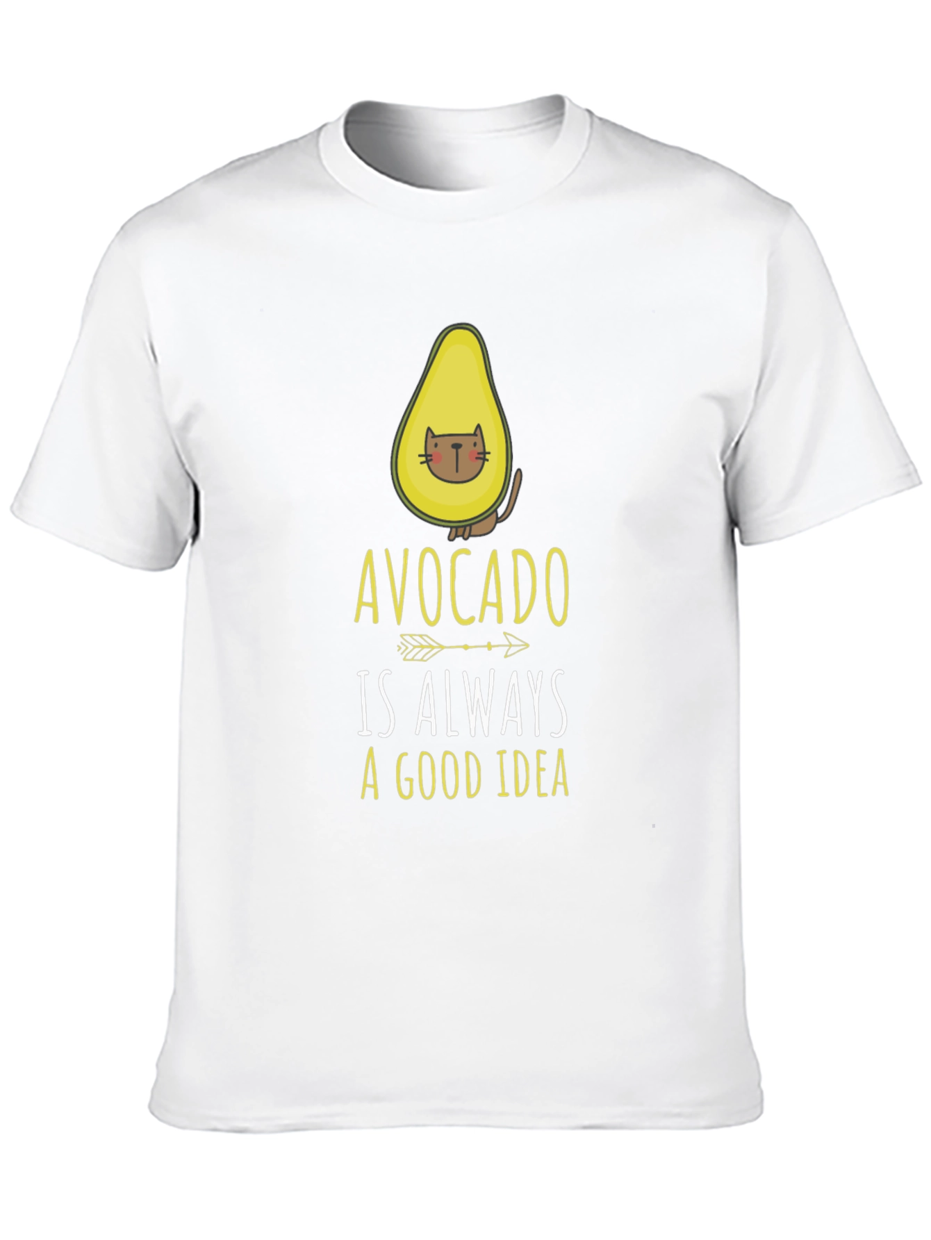 Avocado Cat T-Shirt - Always a Good Idea!