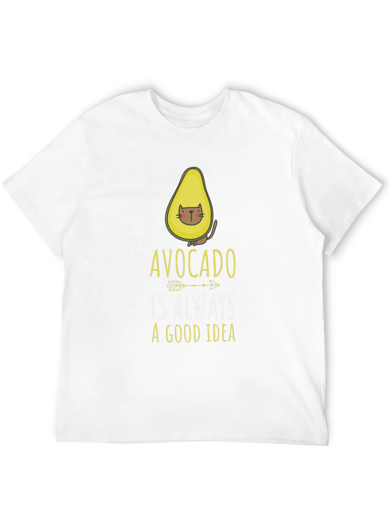 Avocado Cat T-Shirt - Always a Good Idea!