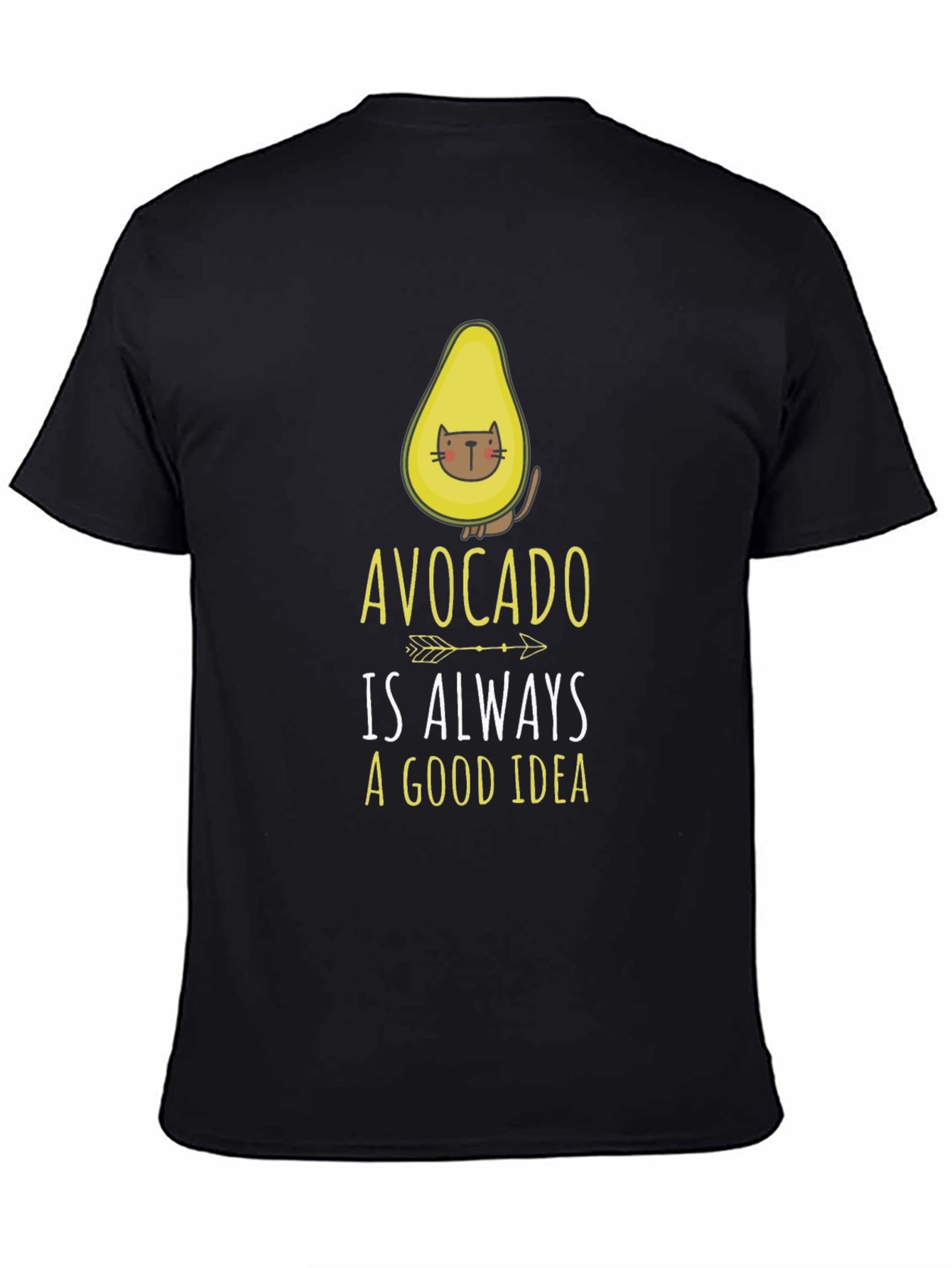Avocado Cat T-Shirt - Always a Good Idea!