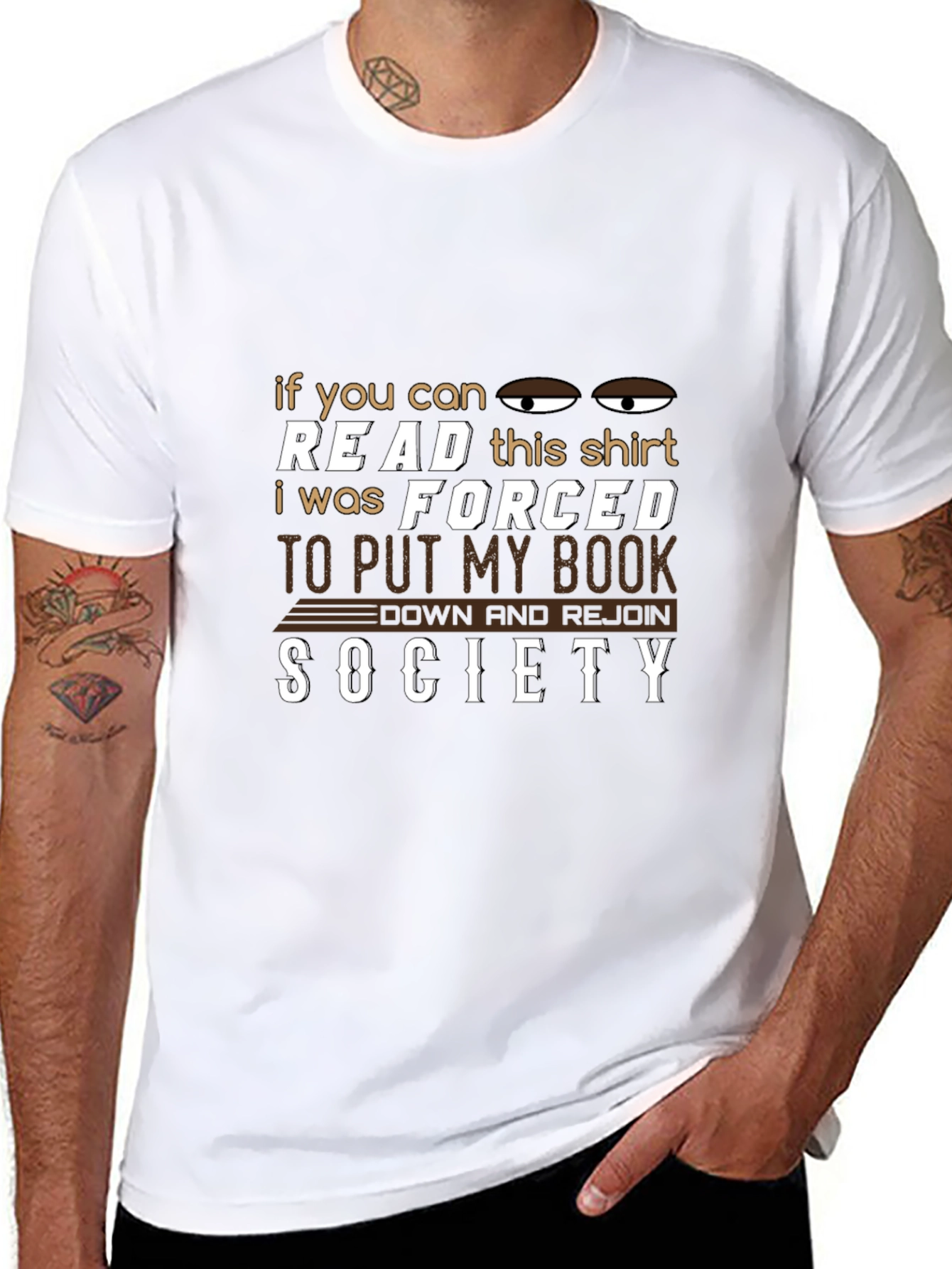 Forced to Put My Book Down T-Shirt