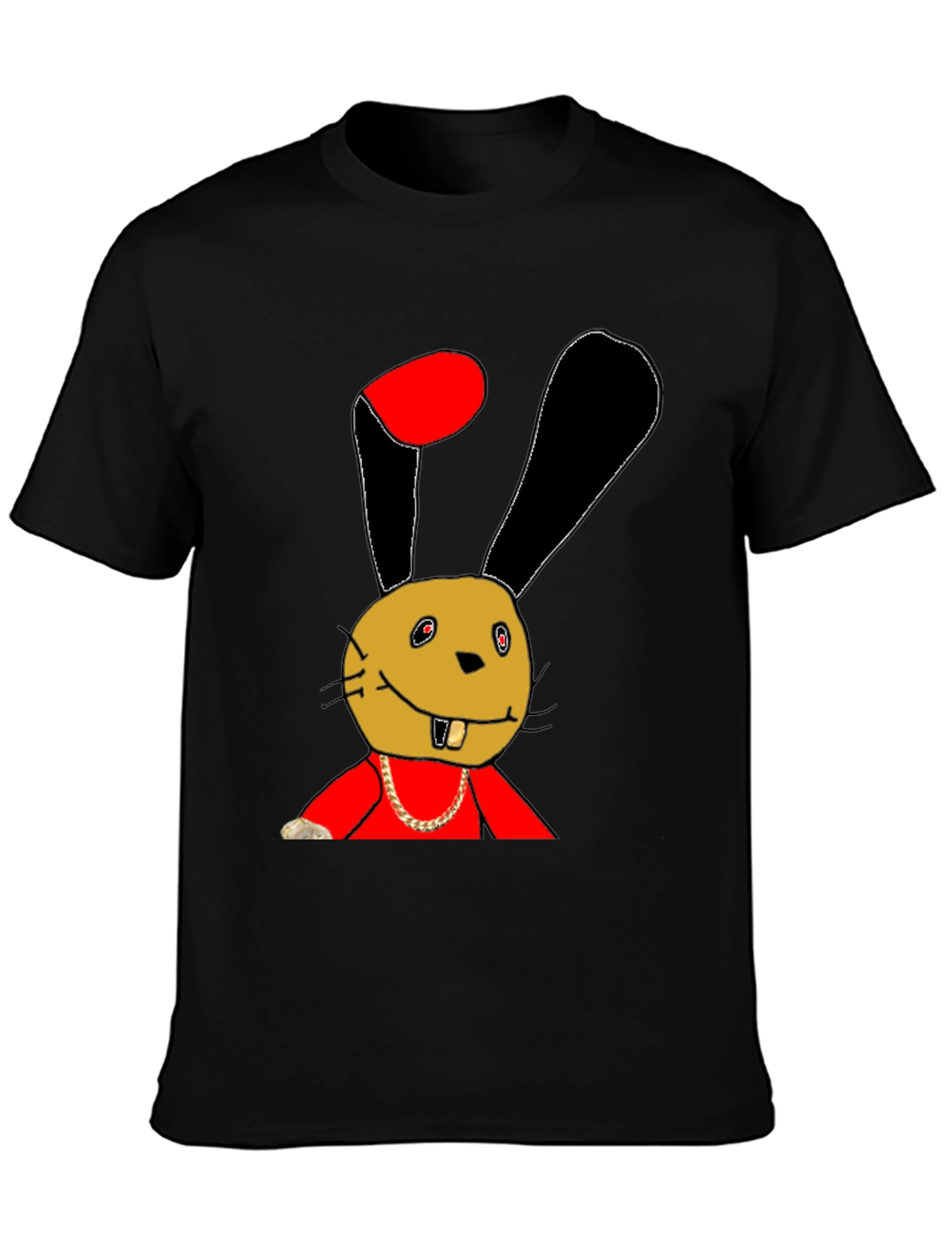 Funky Bunny Graphic Tee - Unique Cartoon Print