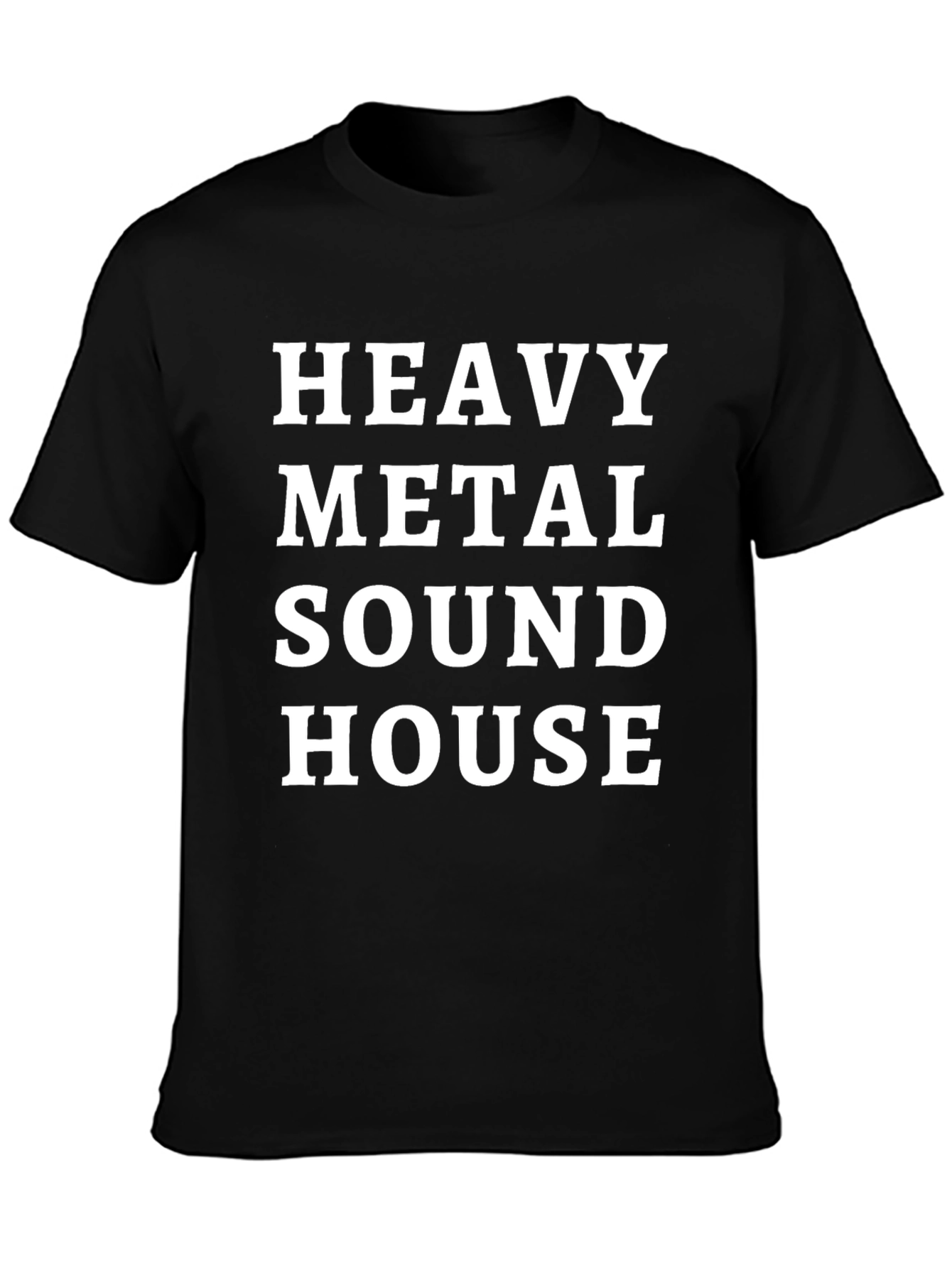 Heavy Metal Sound House Black T-Shirt