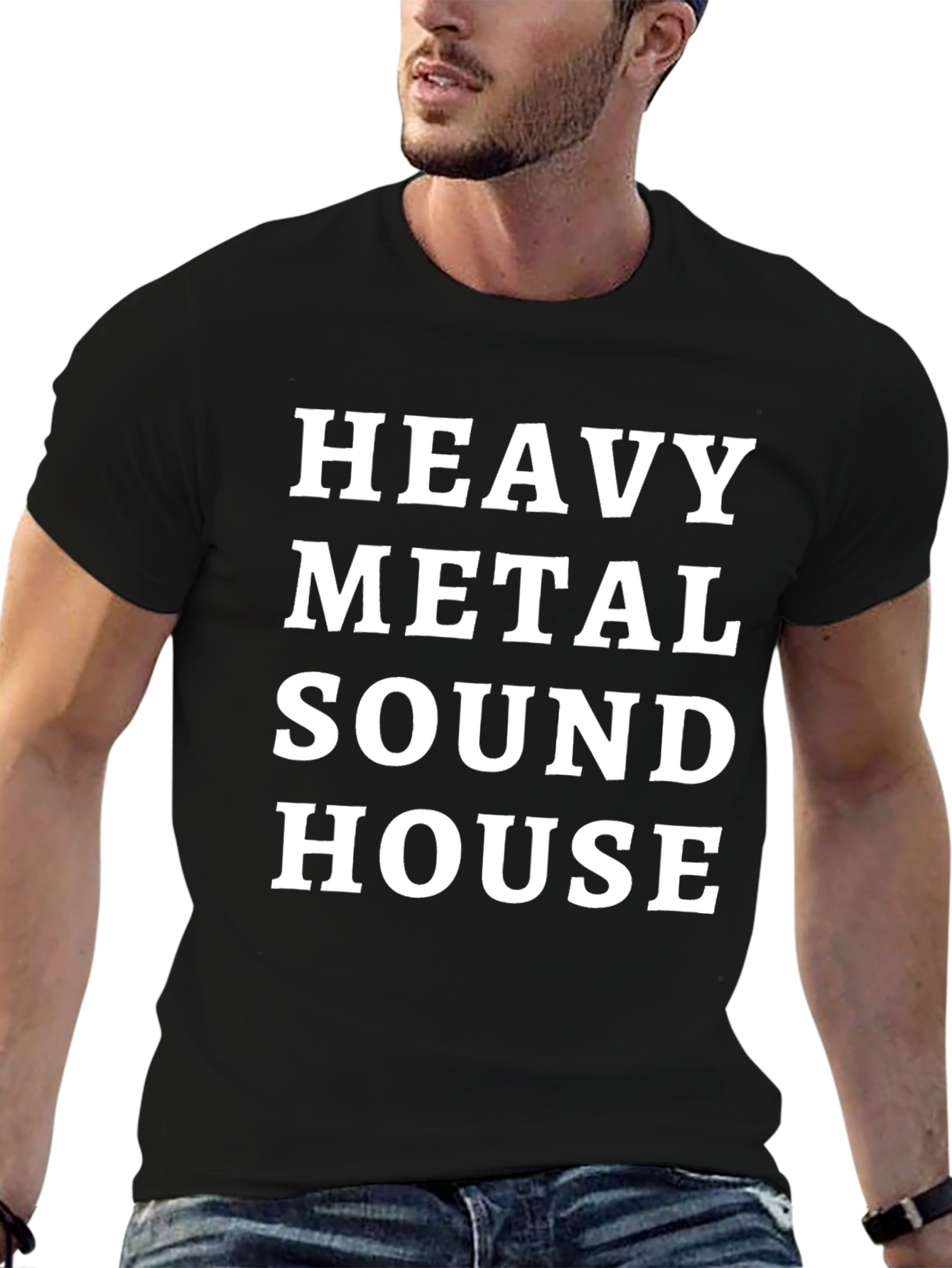 Heavy Metal Sound House Black T-Shirt