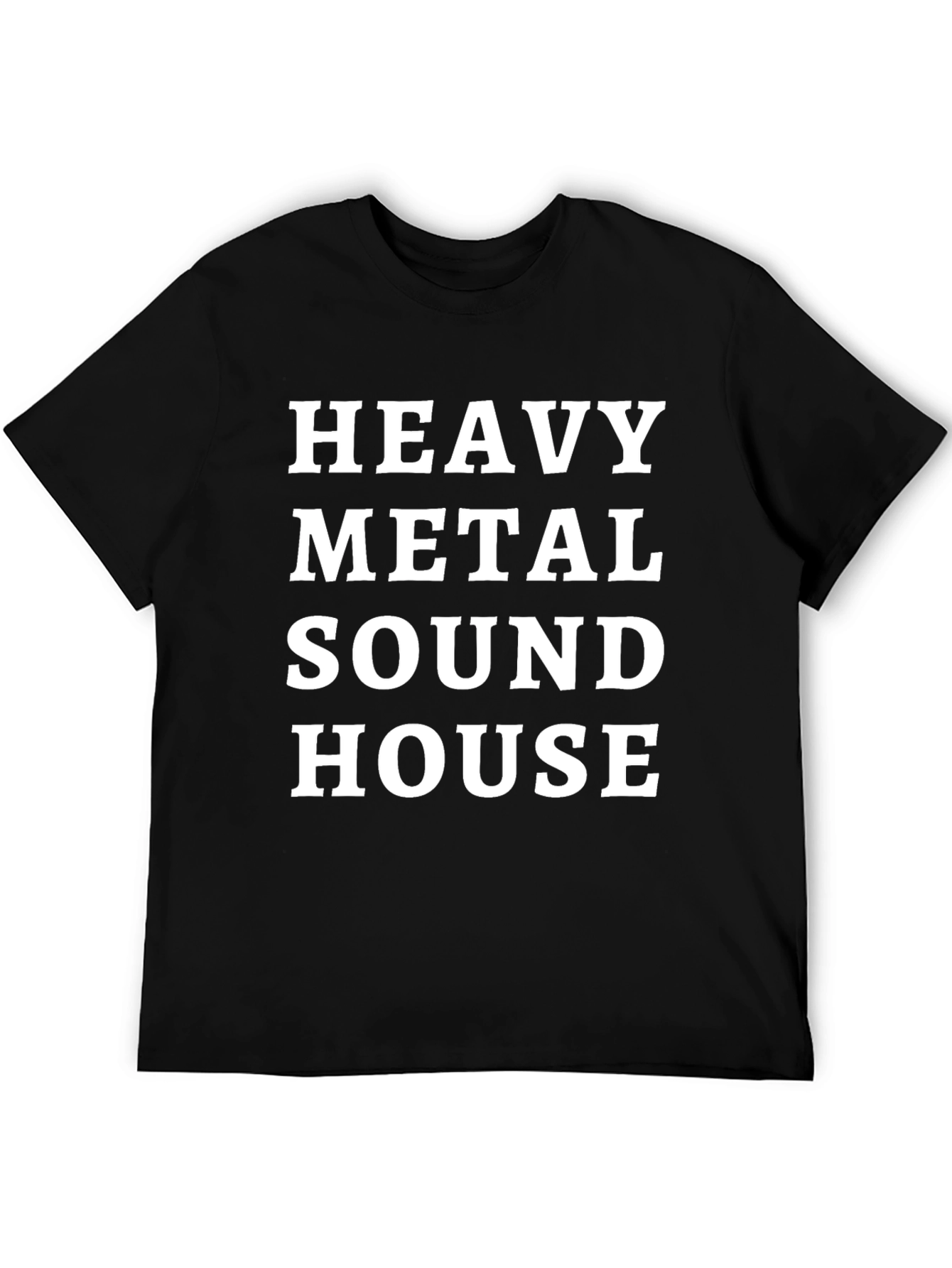 Heavy Metal Sound House Black T-Shirt