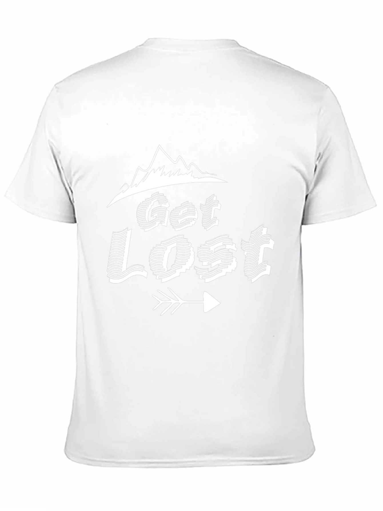 Get Lost Graphic Tee - Mountain Adventure Shirt